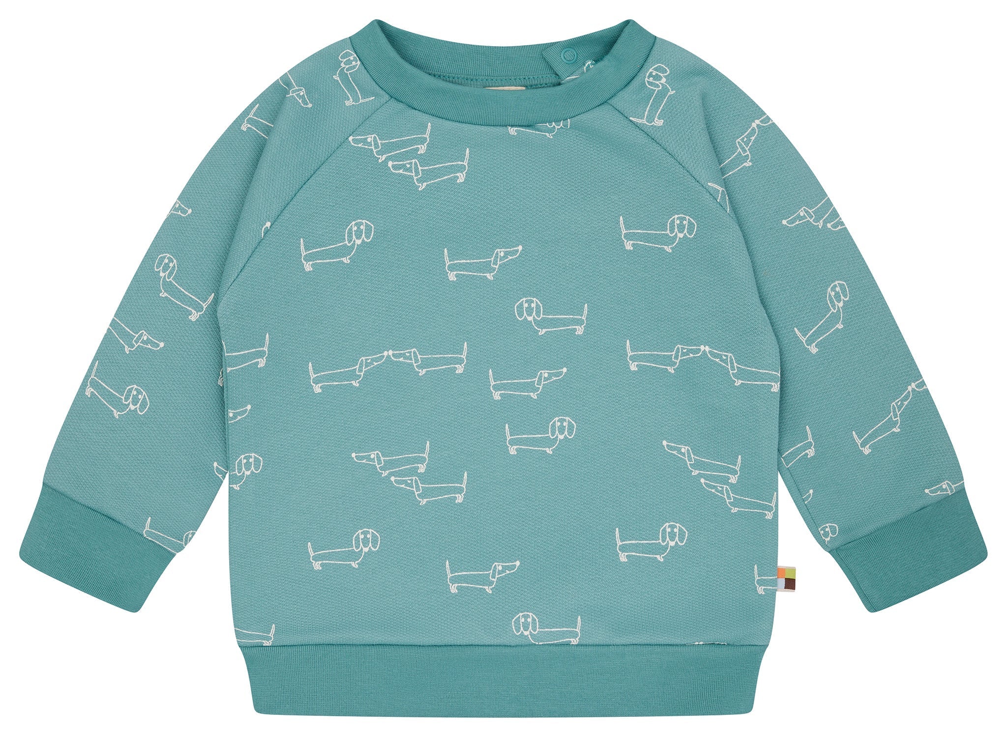 loud-proud-classics-sweatshirt-dackel-kinder-pullover-curry-bio image 7