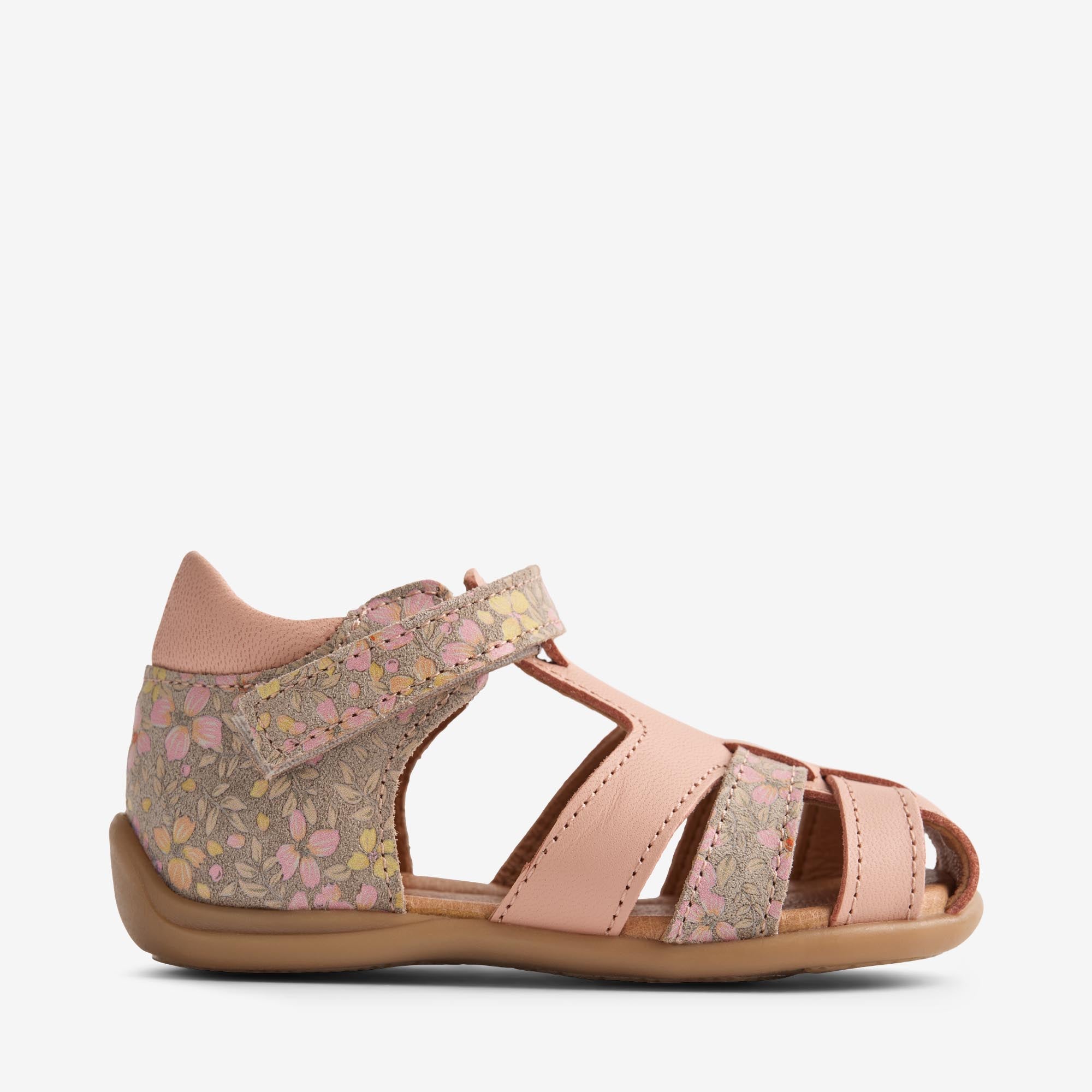 wheat-robbie-sandale-coral-flowers-leder-kleinkind image 3
