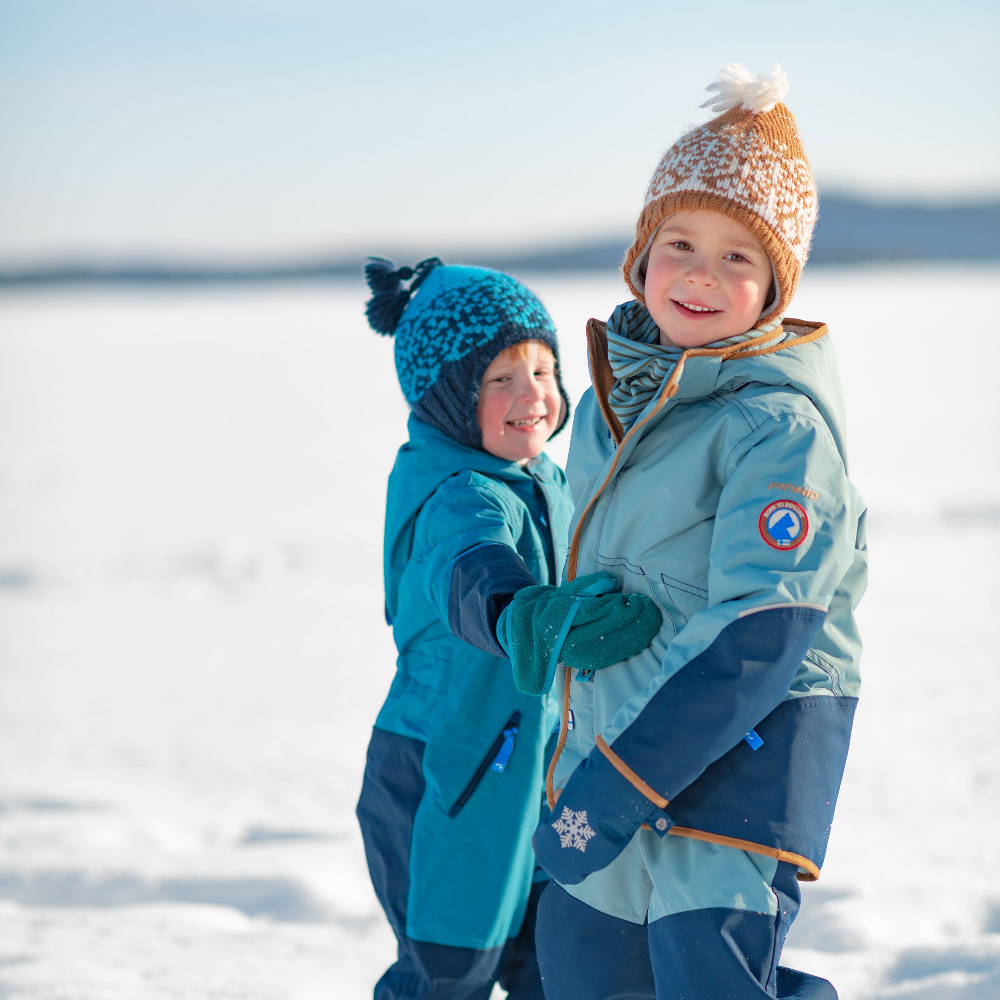 finkid-husky-peppi-beanie-navy-offwhite-gr-m-norwegermuster image 8