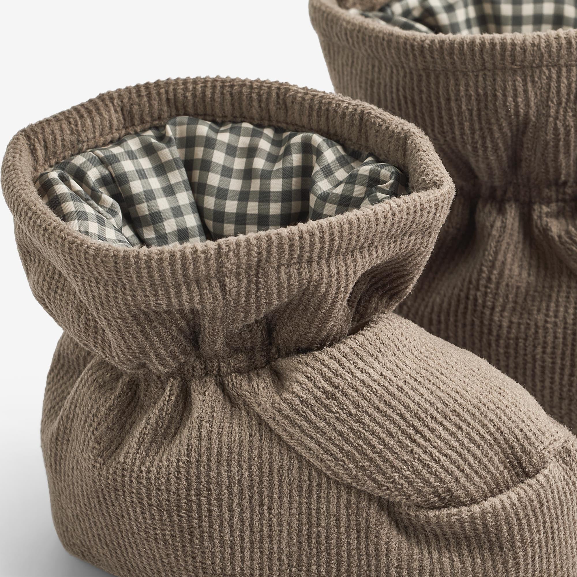wheat-fuffa-puffer-booties-dry-wood-cord-baby image 2