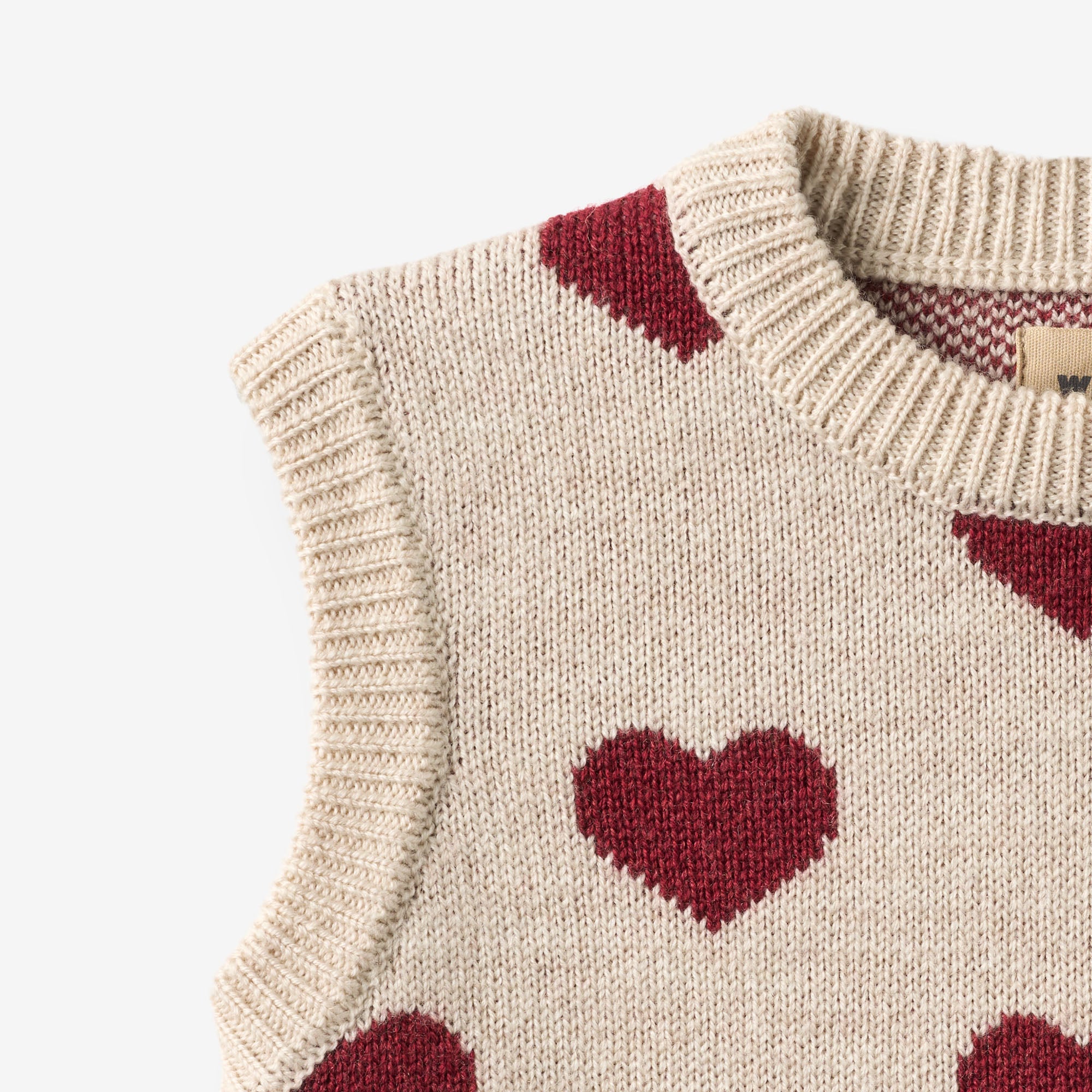 wheat-gaby-weste-offwhite-melange-merino-baby image 4