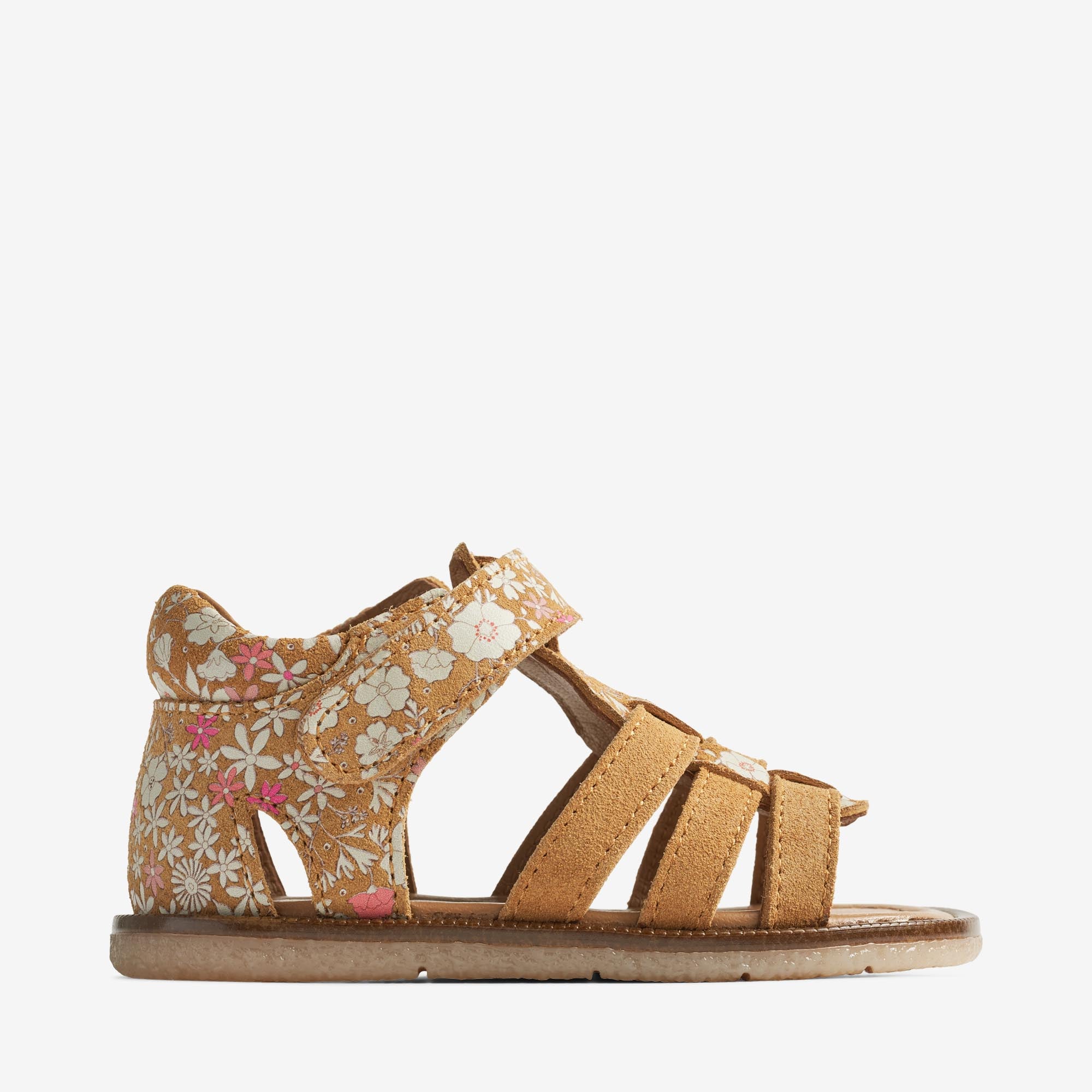 wheat-bray-sandale-baby-tan-white-flower-leder image 2