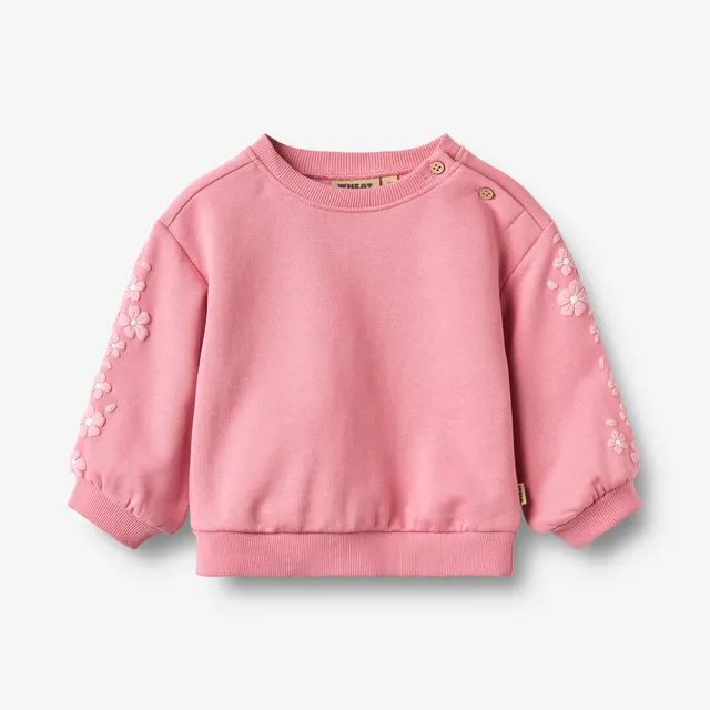wheat-eliza-sweatshirt-wild-rose-bio-baby image 1
