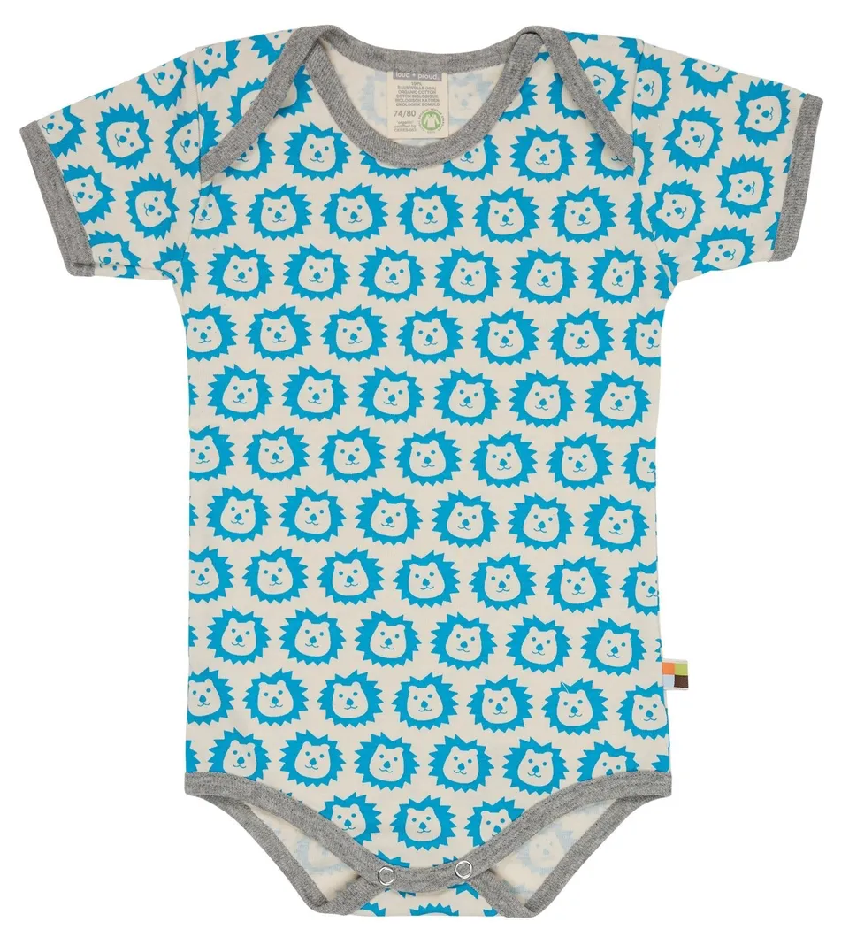 loud-proud-classics-body-kurzarm-aqua-50-56-bio-baumwolle image 1