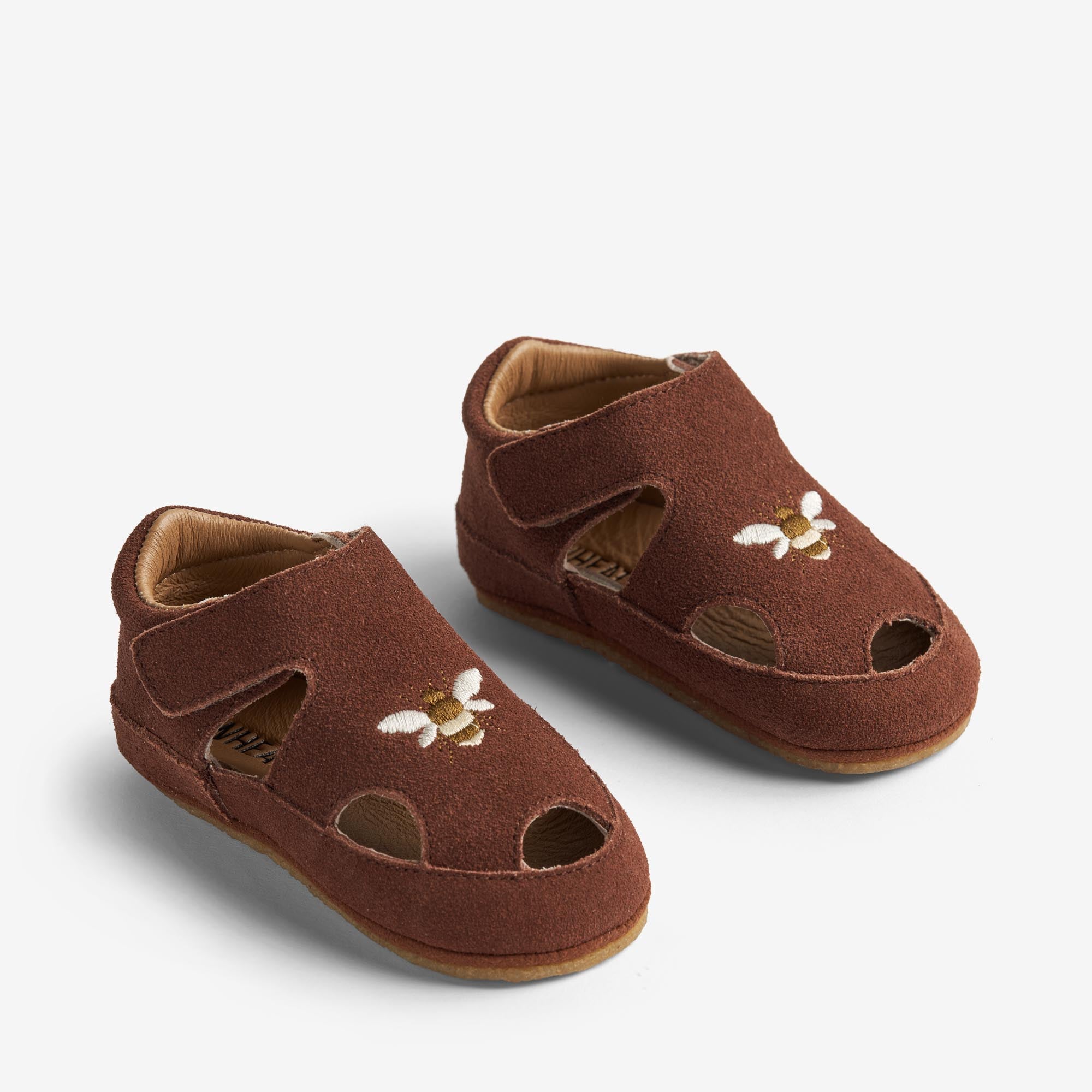 wheat-pax-indoor-sandale-cognac-klett-leder image 1