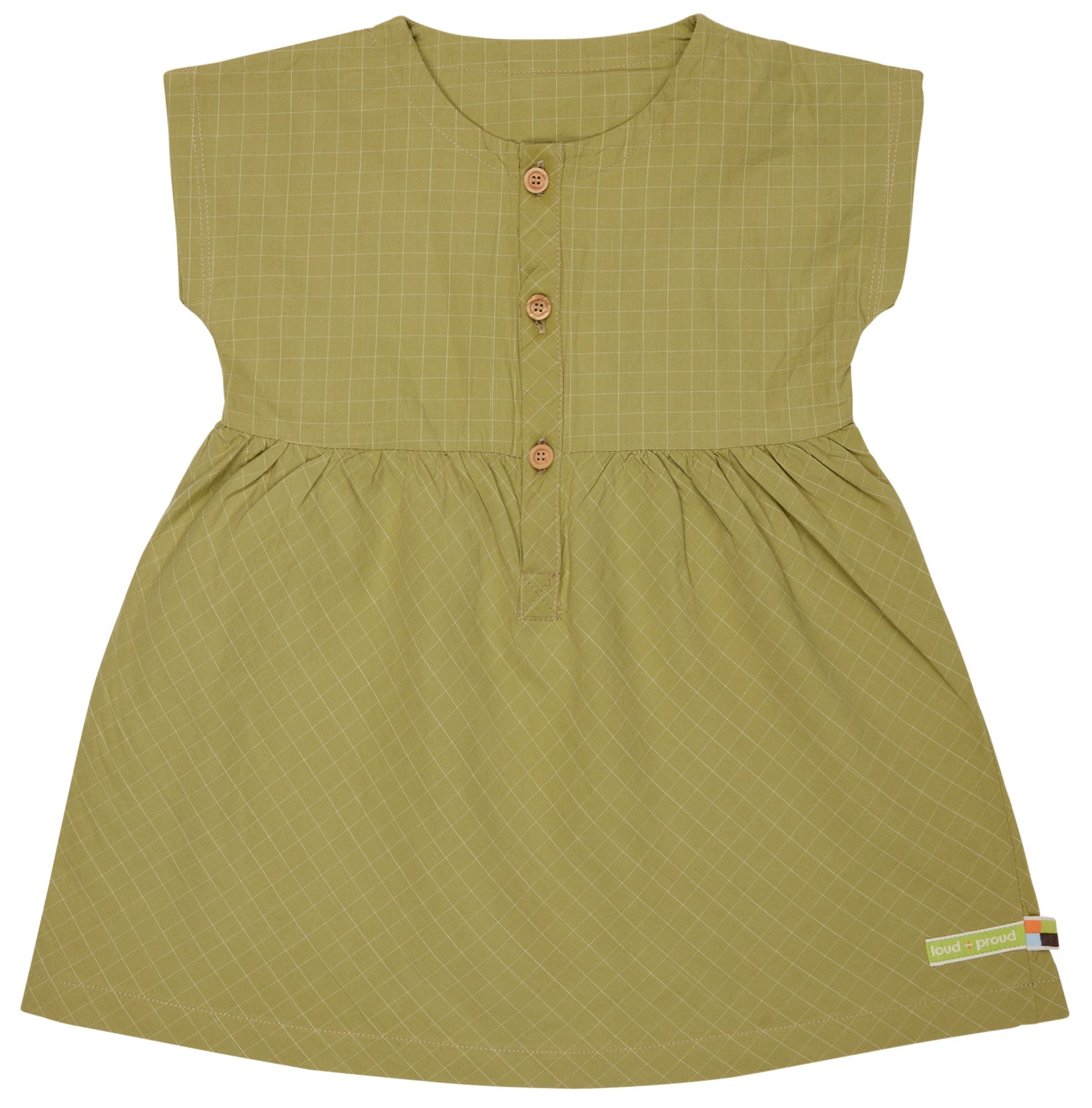 loud-proud-classics-kleid-karo-m-dchen-kleid-aster-98-104-popeline image 3