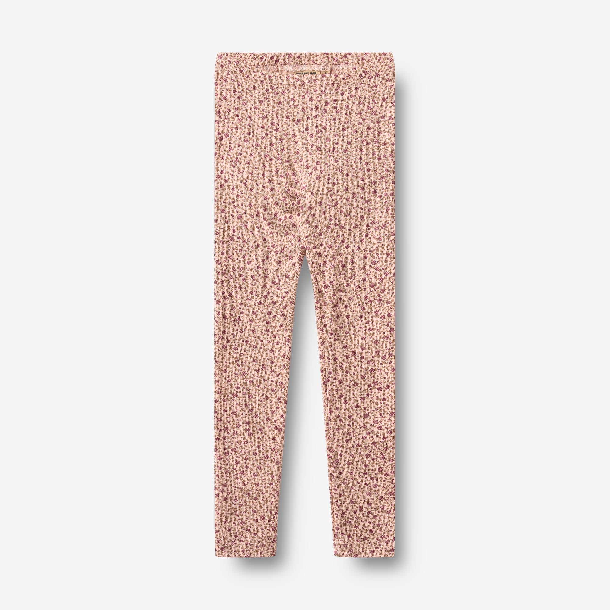wheat-jules-leggings-dime-rose-small-flowers-junior-bio image 1