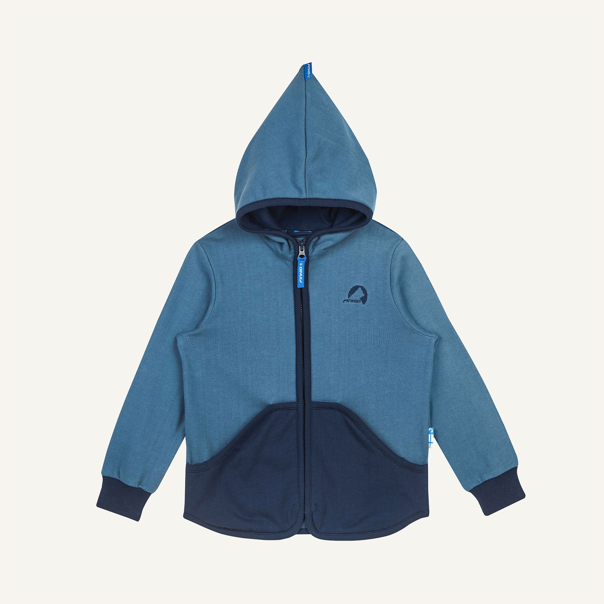finkid-husky-jaakko-kinder-sweatjacke-navy-nautic-80-90 image 3