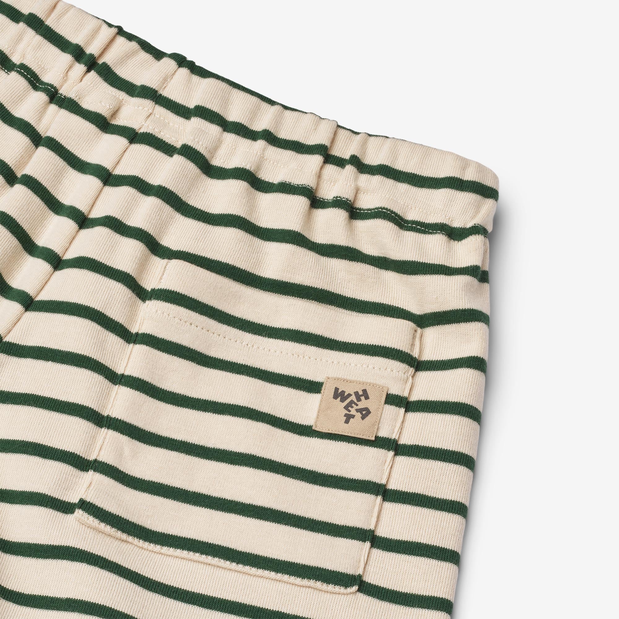 wheat-kalle-jersey-shorts-gr-ner-streifen-bio-baumwolle image 3