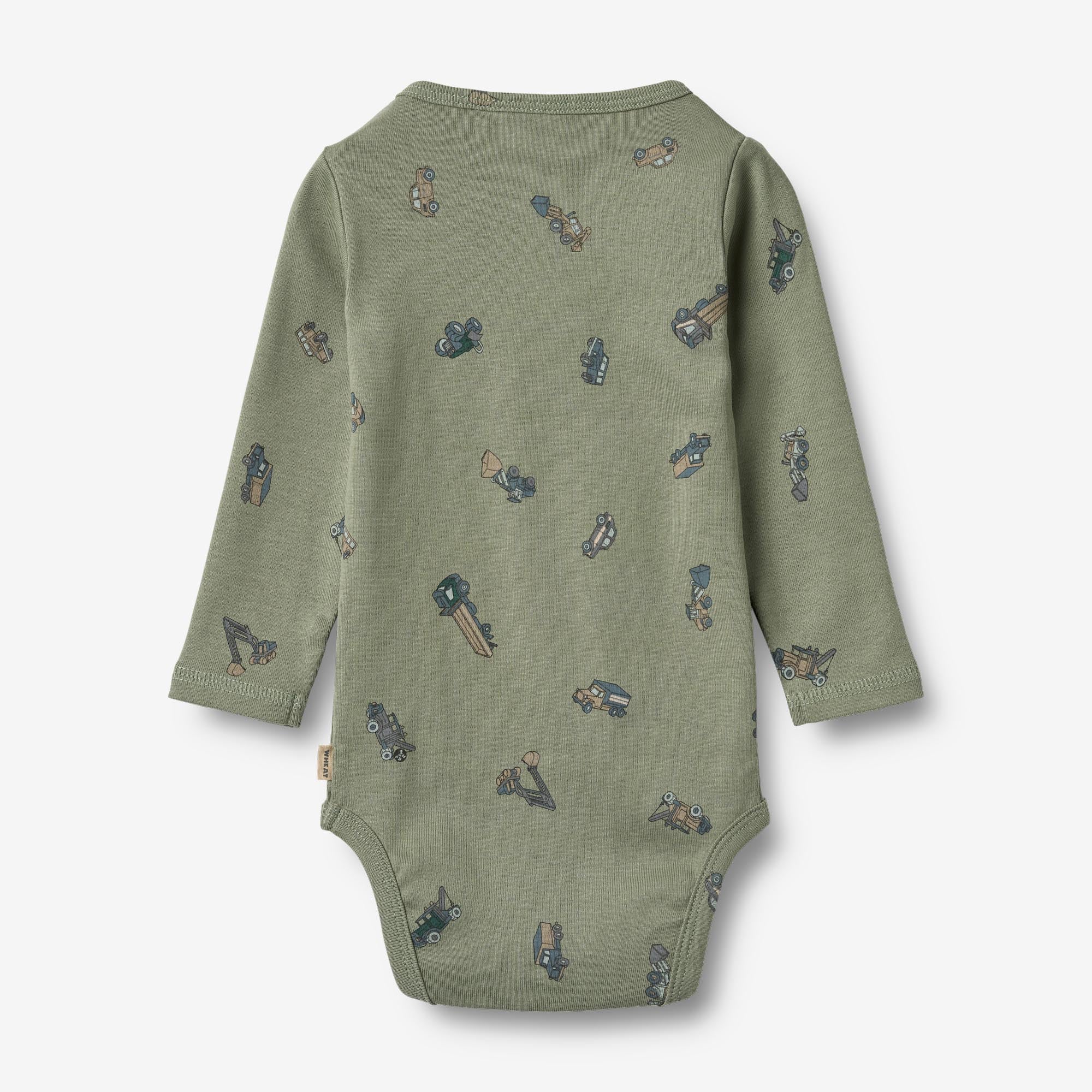 wheat-freddie-body-dusty-green-cars-langarm-bio-baby image 2