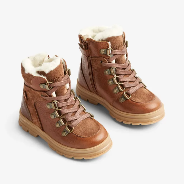 wheat-toni-hiker-tex-winterstiefel-cognac-wolle image 1