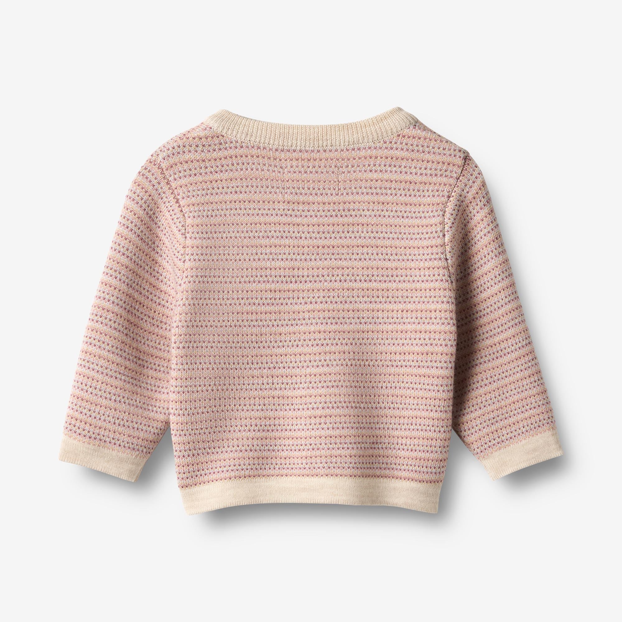wheat-nico-strickjacke-rose-merinowolle-cardigan image 5