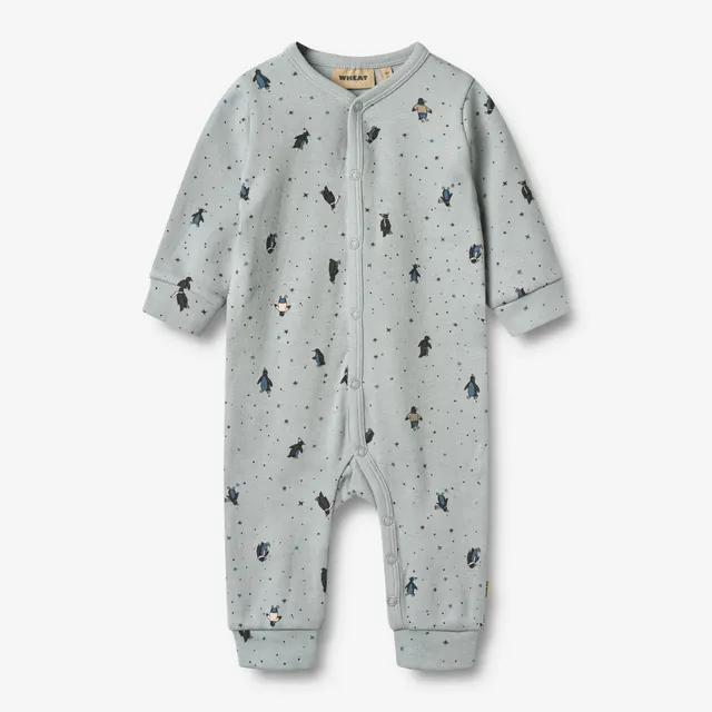 wheat-bendji-jumpsuit-soft-rain-penguins-bio image 1
