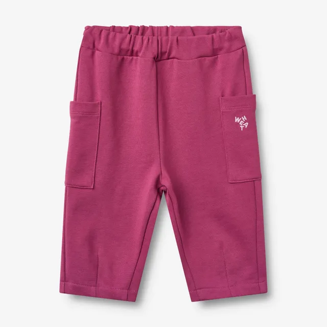 wheat-otto-baby-jogginghose-magenta-bio-baumwolle image 1