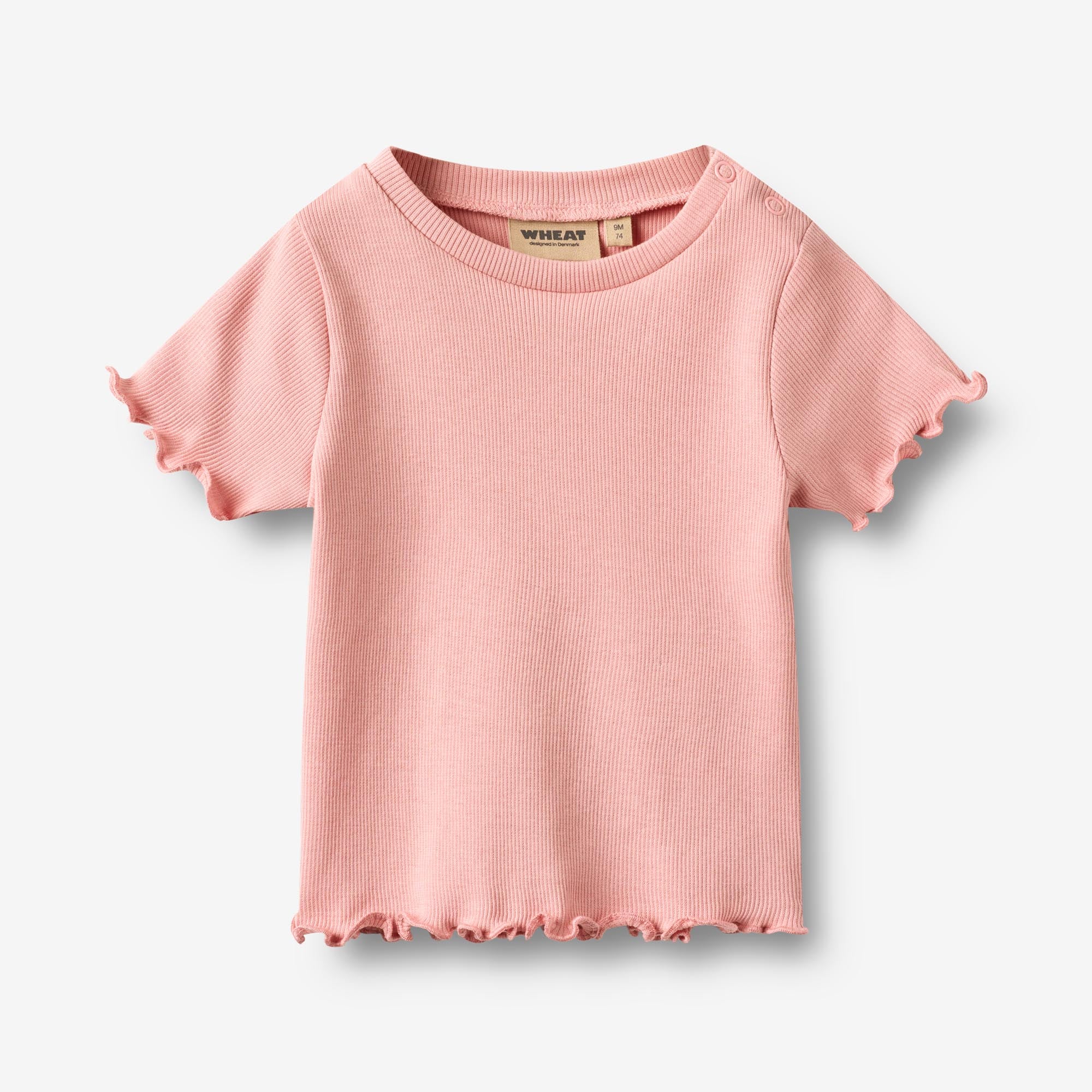 wheat-alicia-t-shirt-baby-rose-bio-baumwolle-ripp image 1