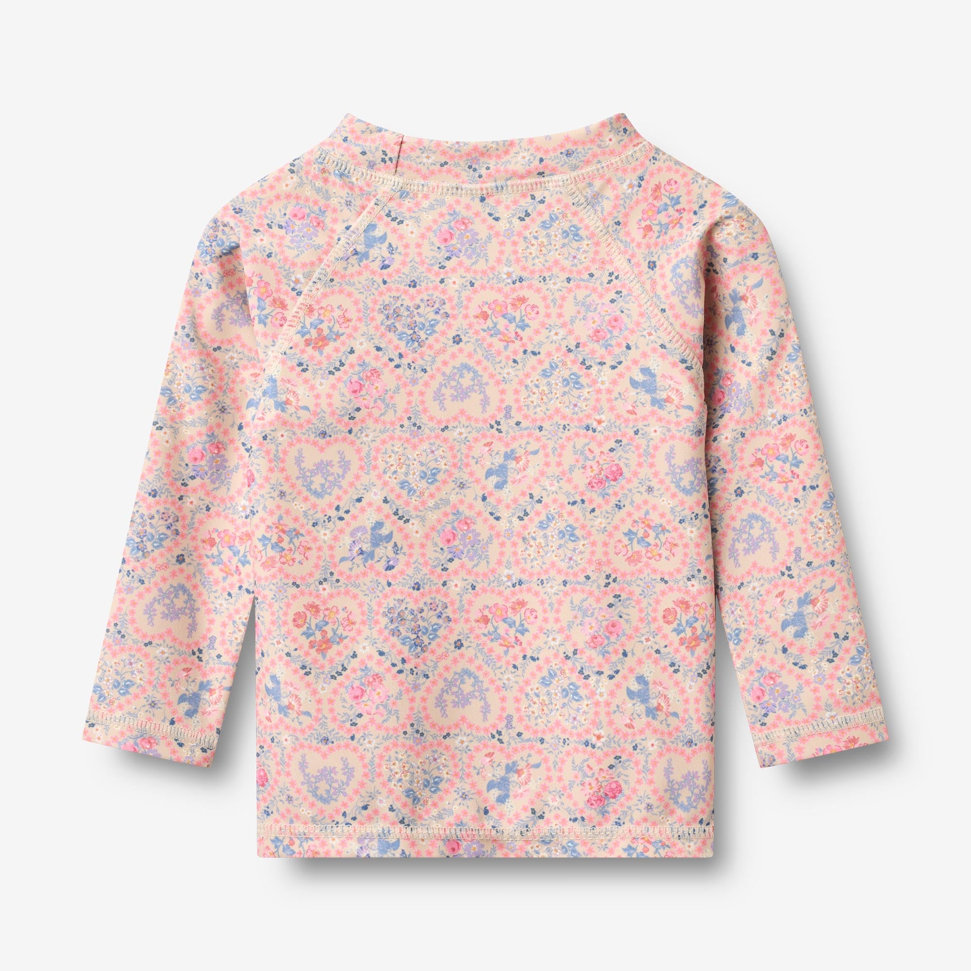 wheat-dilan-swim-t-shirt-badeshirt-pink-heart-flowers-uv-40 image 2