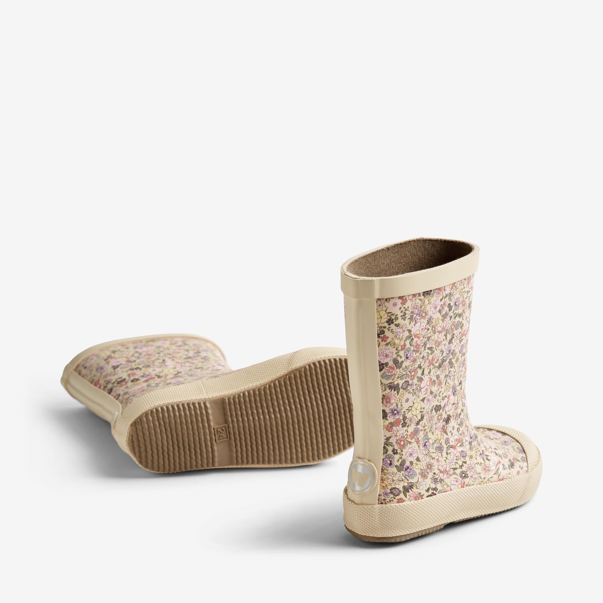 wheat-muddy-gummistiefel-clam-flowers-naturkautschuk image 2