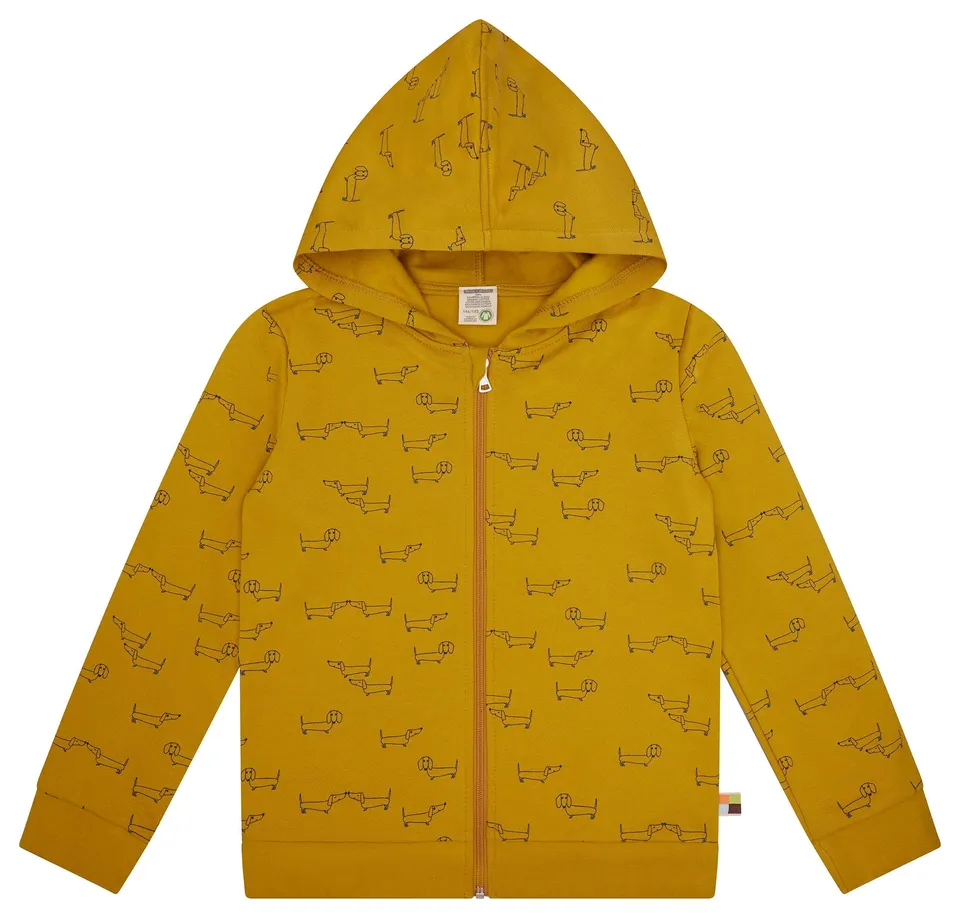 loud-proud-classics-sweatjacke-kapuze-kinder-oregano-dackel image 1