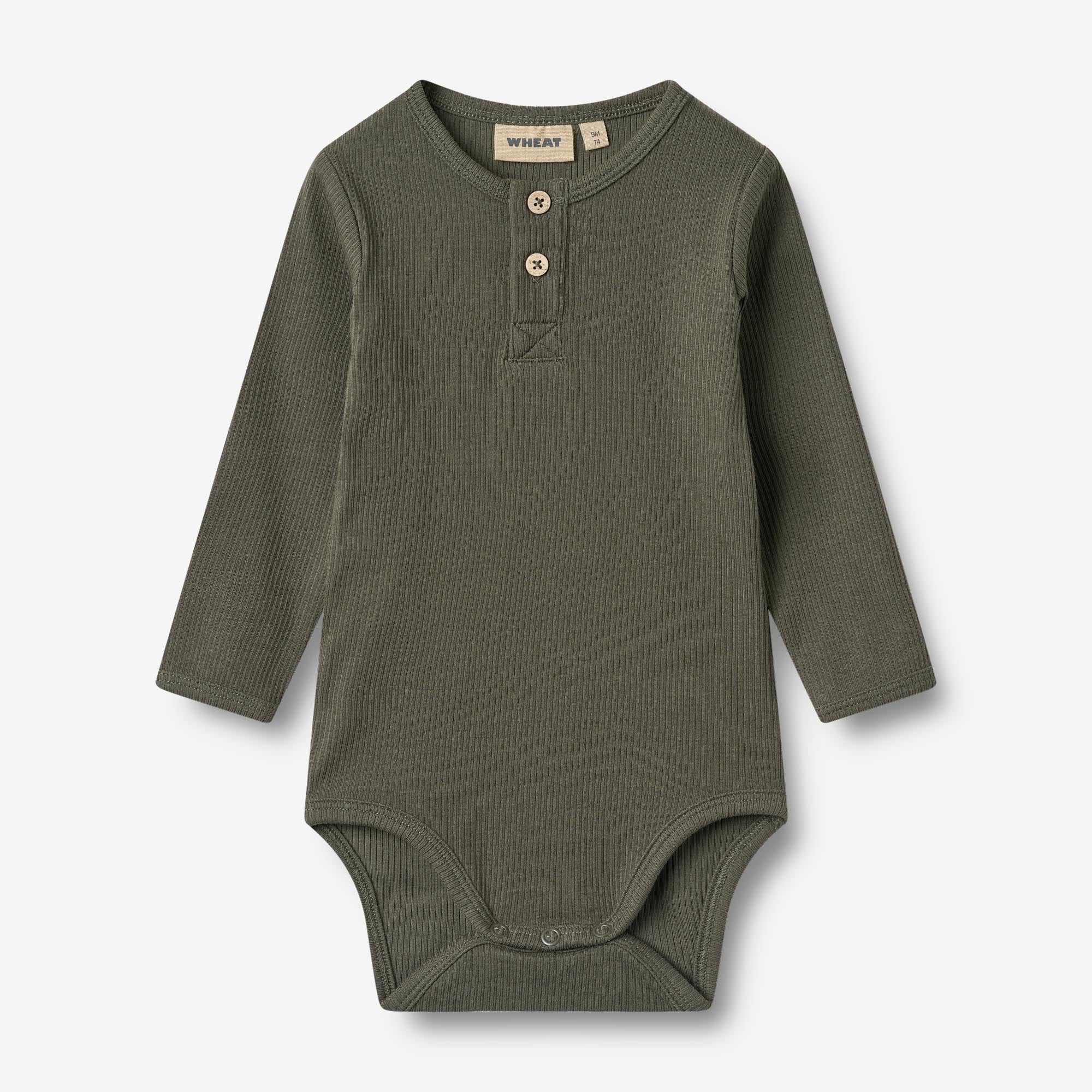 wheat-clothing-benny-langarmbody-baby-winter-forest-bio-74 image 1