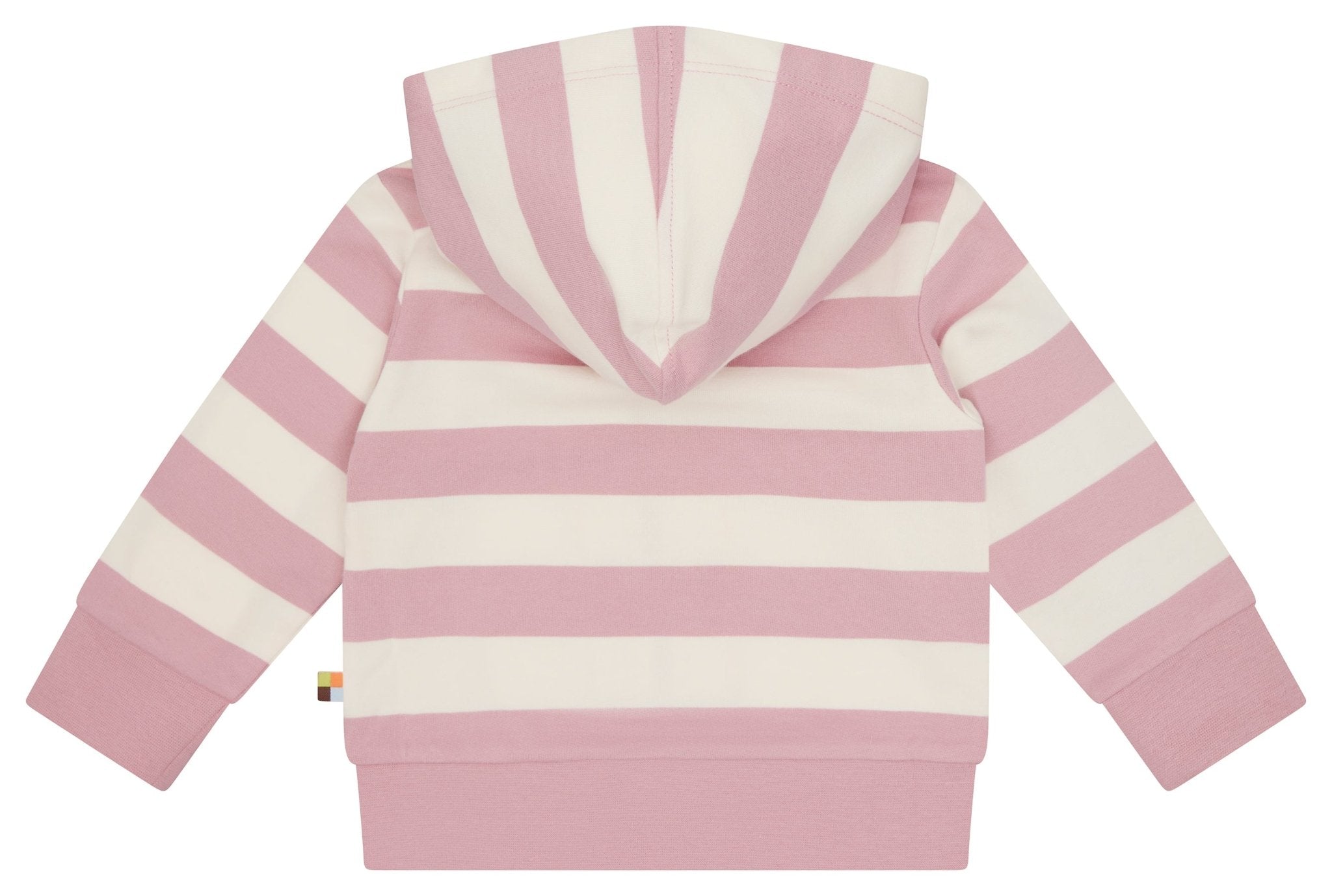 loud-proud-classics-sweatjacke-blockstreifen-aster-kapuze image 2