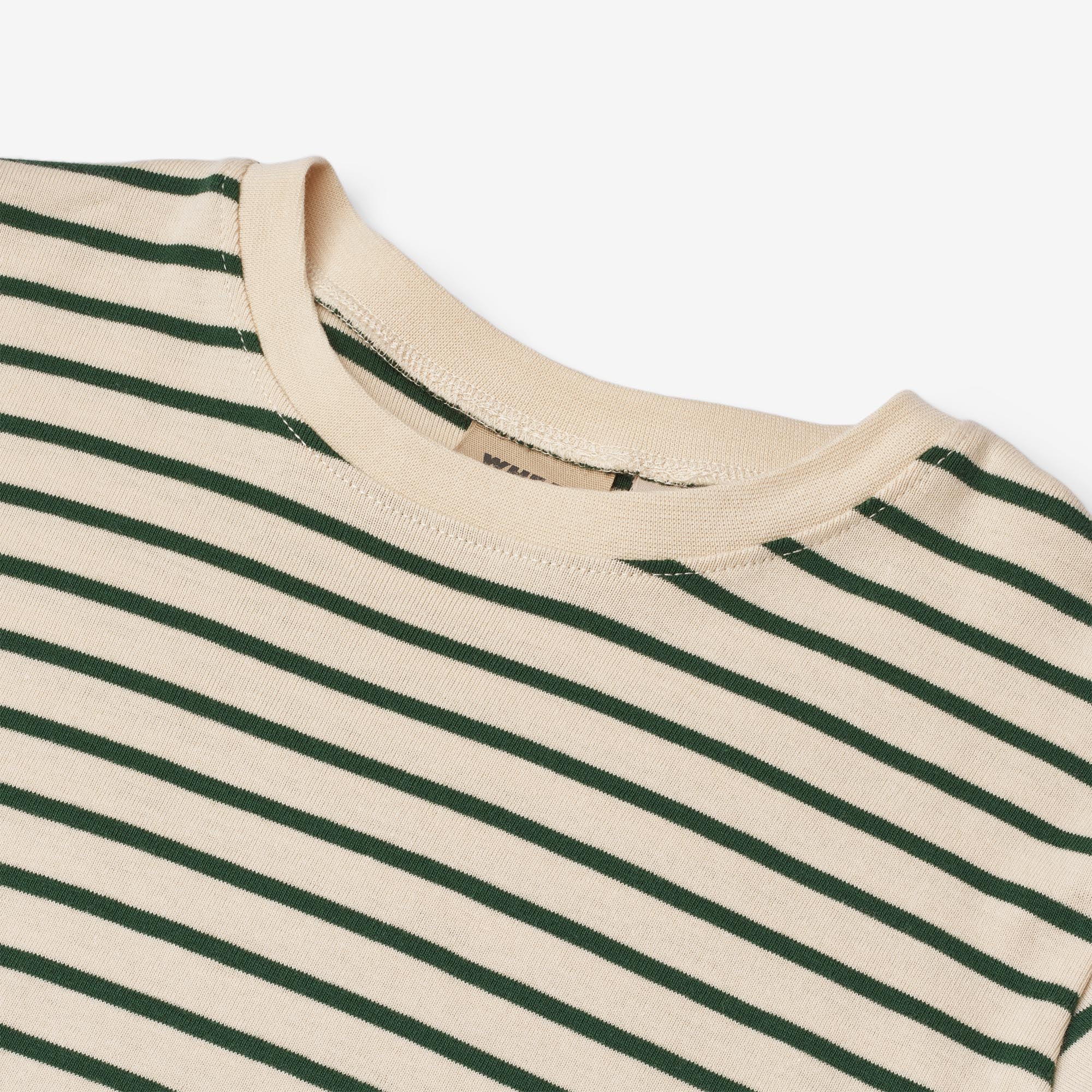 wheat-fabian-t-shirt-green-stripe-bio-baumwolle image 4