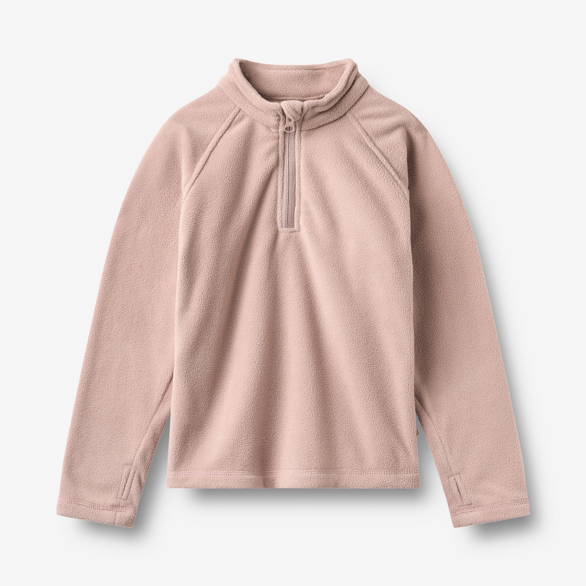 wheat-fleece-polaren-dry-rose-kinder-fleecejacke-recycling image 1