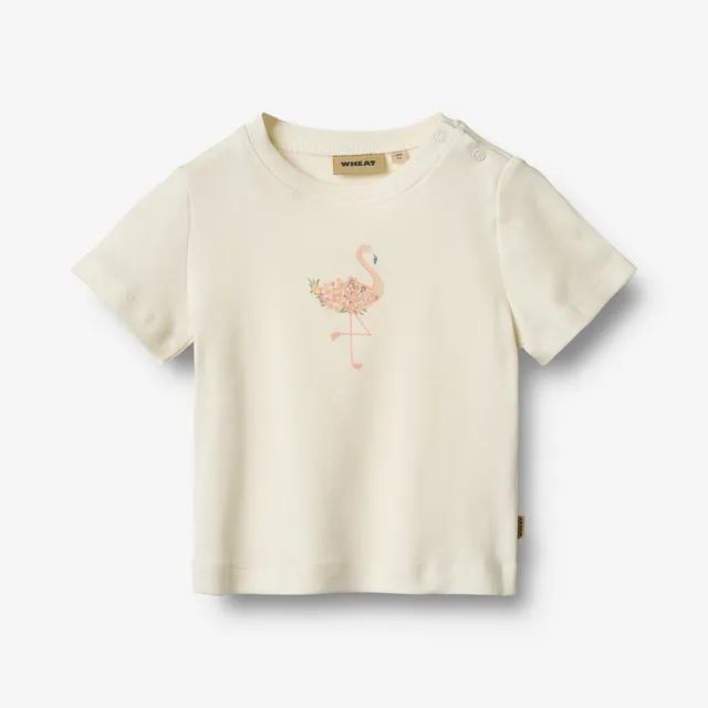 wheat-soffie-t-shirt-ivory-kurzarm-bio-baumwolle-baby image 1