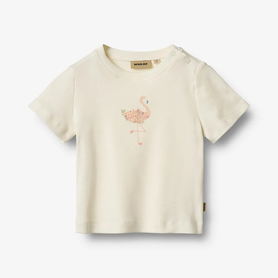 wheat-soffie-t-shirt-ivory-kurzarm-bio-baumwolle-baby image 1