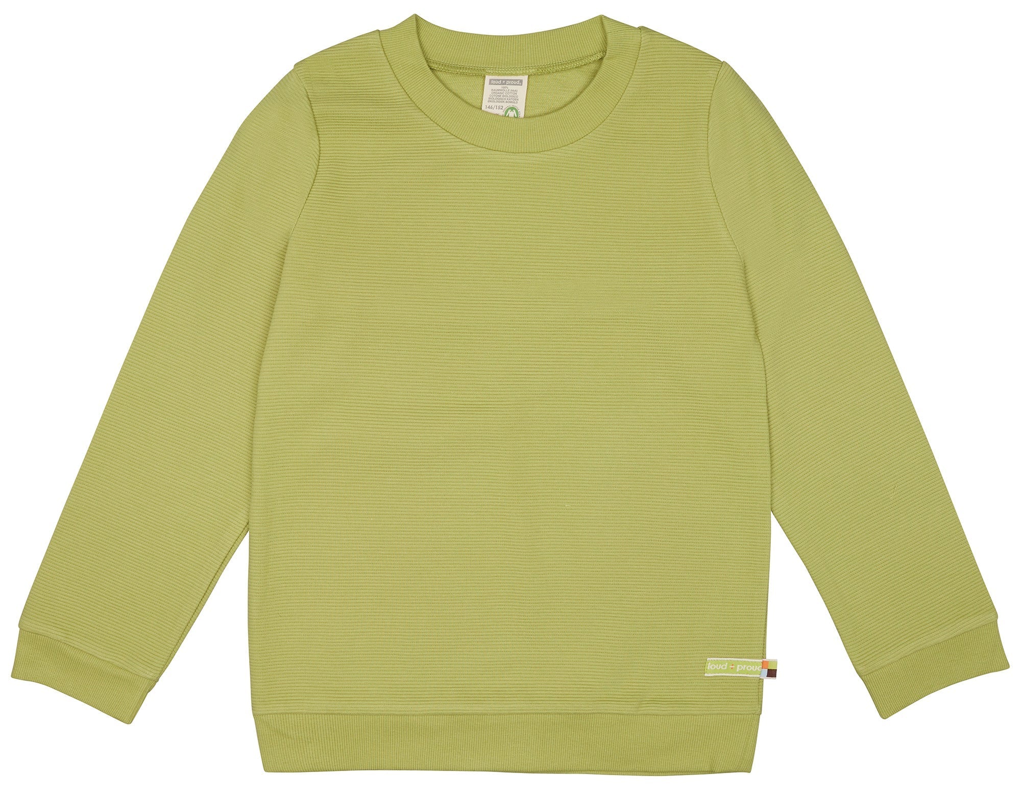 loud-proud-classics-sweat-rippenstruktur-sweatshirt-avocado image 1