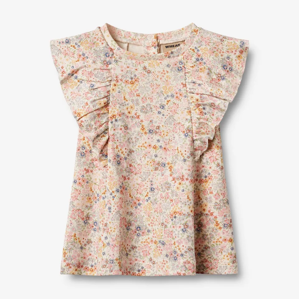 wheat-jerseykleid-shirley-kleid-bright-flowers-bio-baumwolle image 1