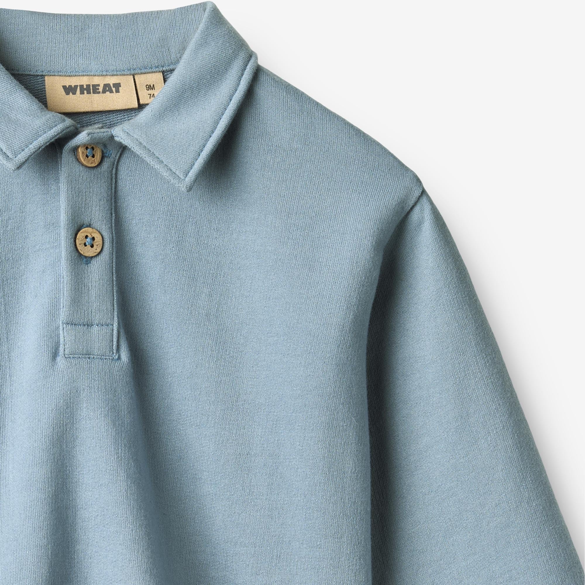 wheat-vilhelm-sweatbluse-faded-denim-bio-baby image 3
