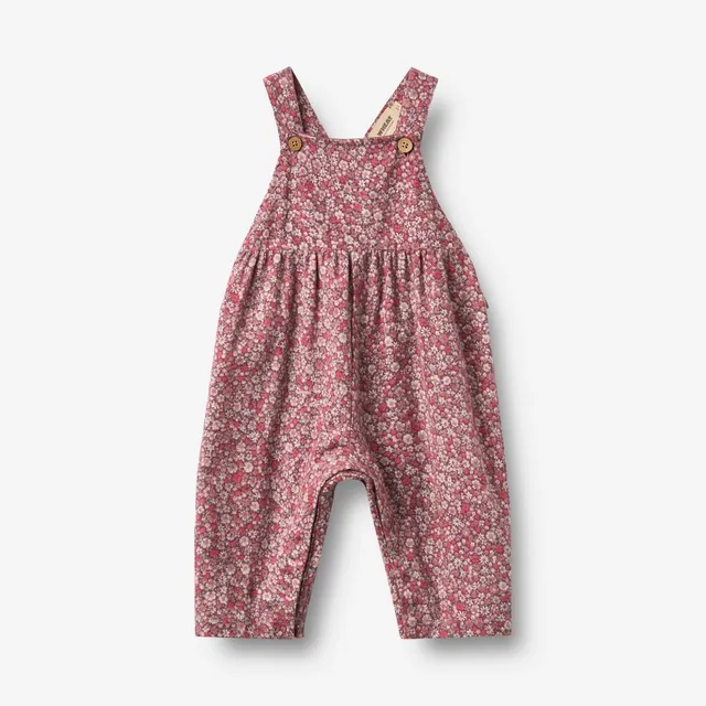 wheat-overalls-liz-latzhose-grape-flowers-bio-baumwolle image 1