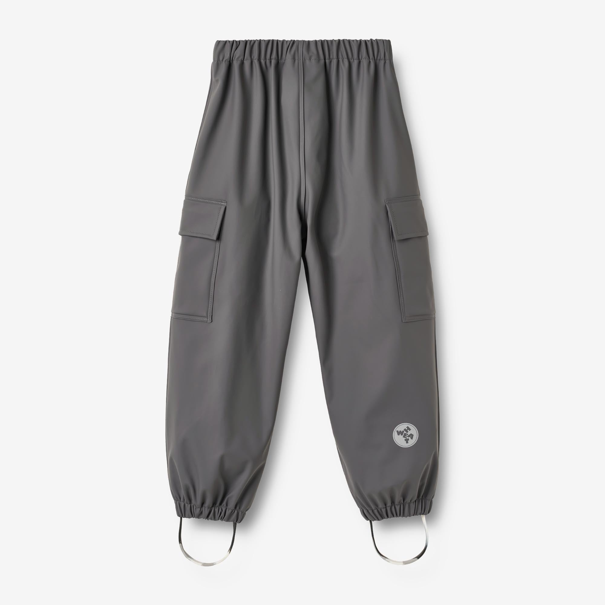 wheat-groa-regenhose-dark-charcoal-wasserdicht image 2