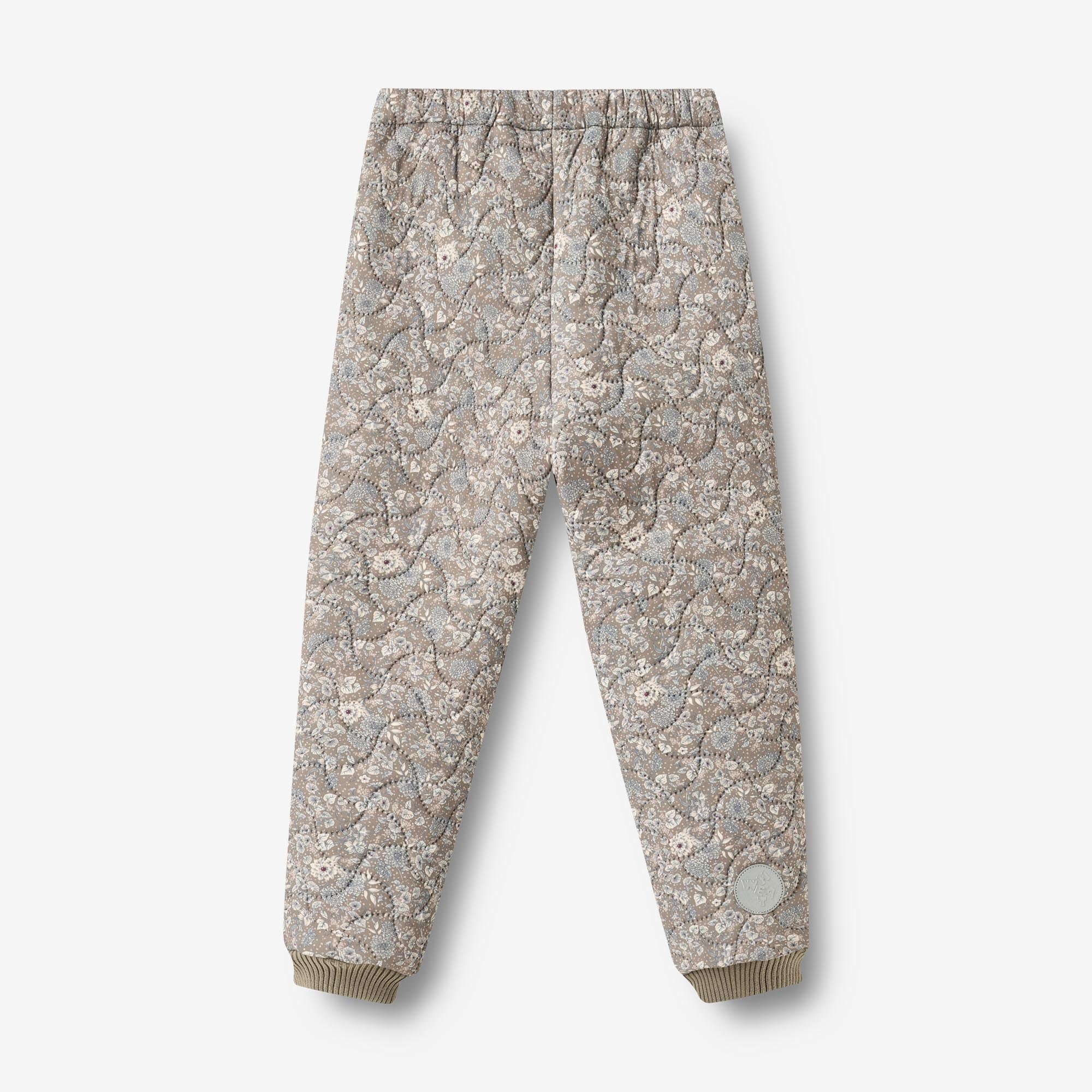 wheat-alex-thermohose-kinder-grey-stone-flowers-recycelt image 4