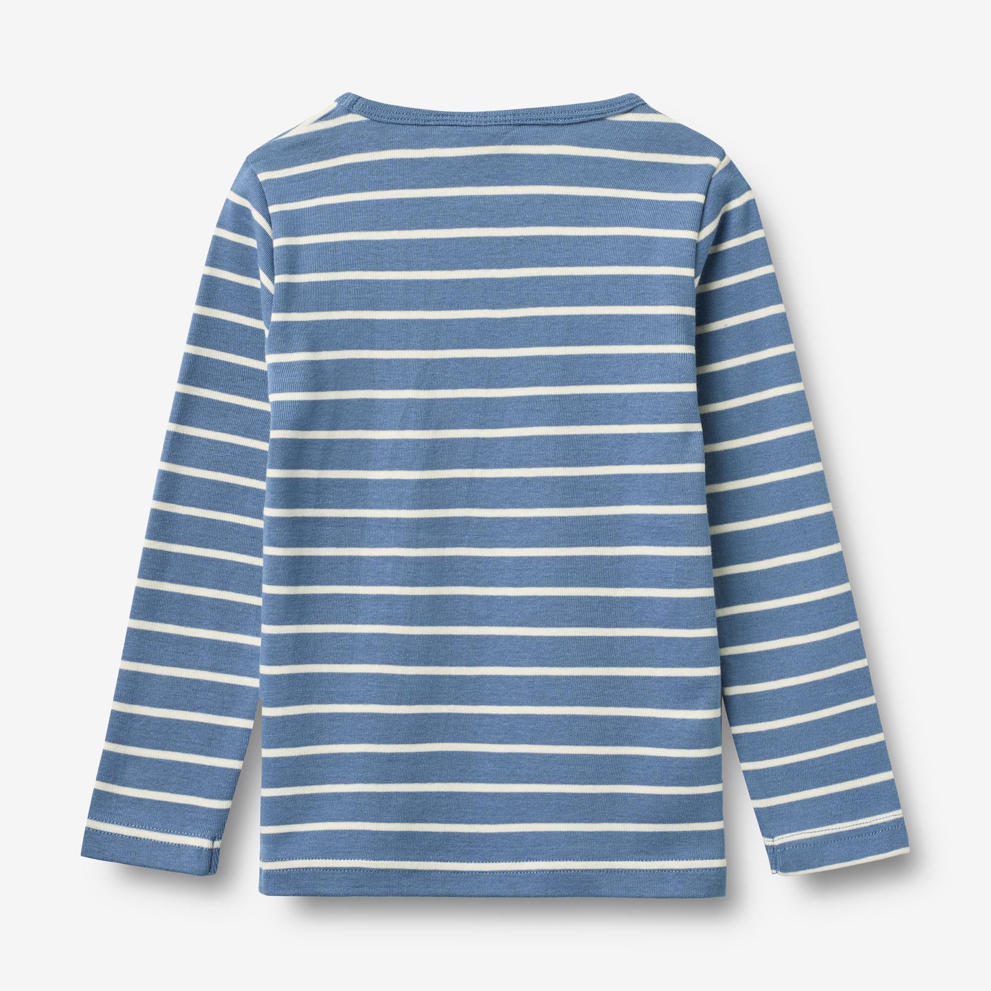 wheat-stig-langarmshirt-blue-stripe-bio-baumwolle-junge image 2