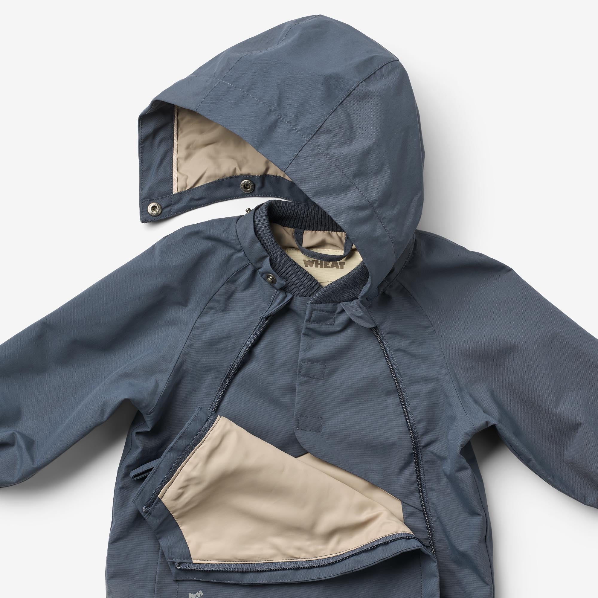 wheat-sveo-tech-jacke-greyblue-recycling-nylon image 3