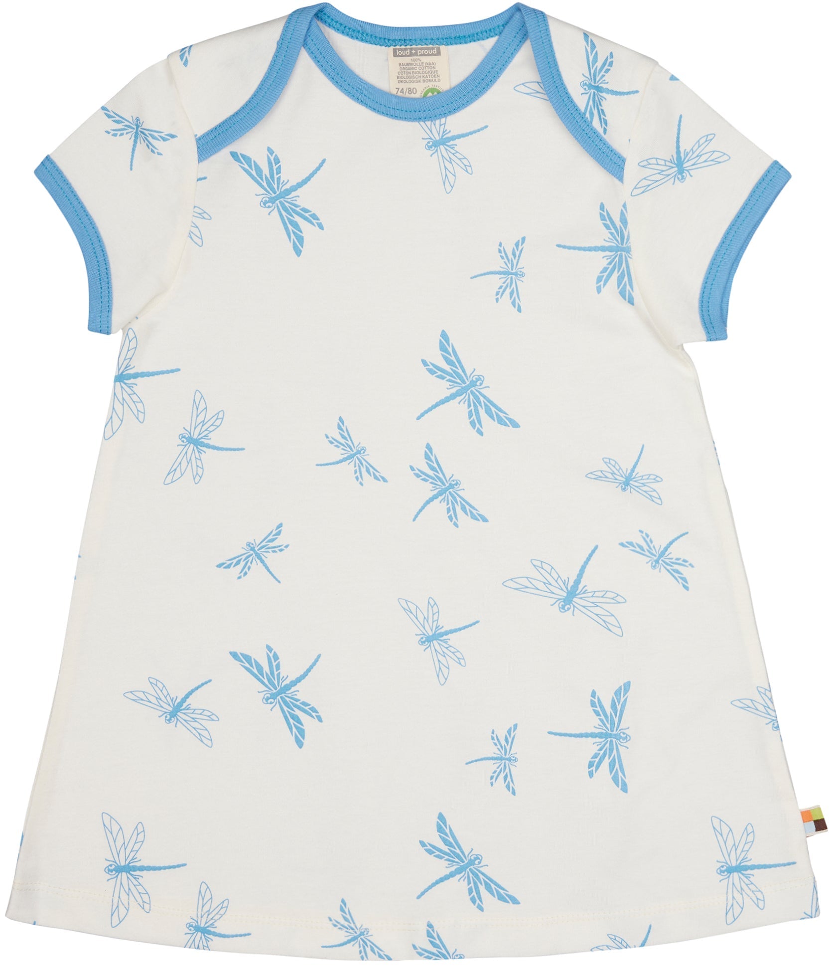 loud-proud-classics-kleid-druck-kleid-opal-86-92-tiermotiv image 1