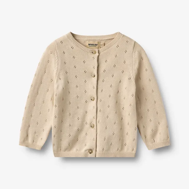 wheat-maia-strickjacke-baby-offwhite-bio-baumwolle image 1