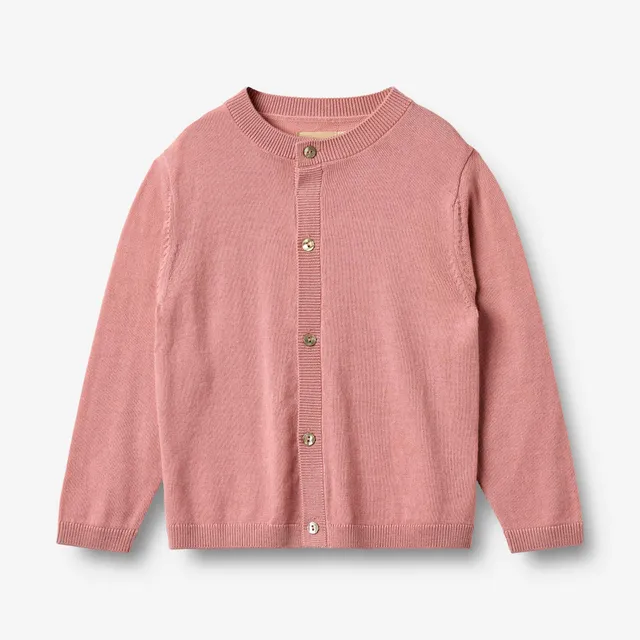 wheat-nico-strickjacke-rose-merinowolle-m-dchen image 1