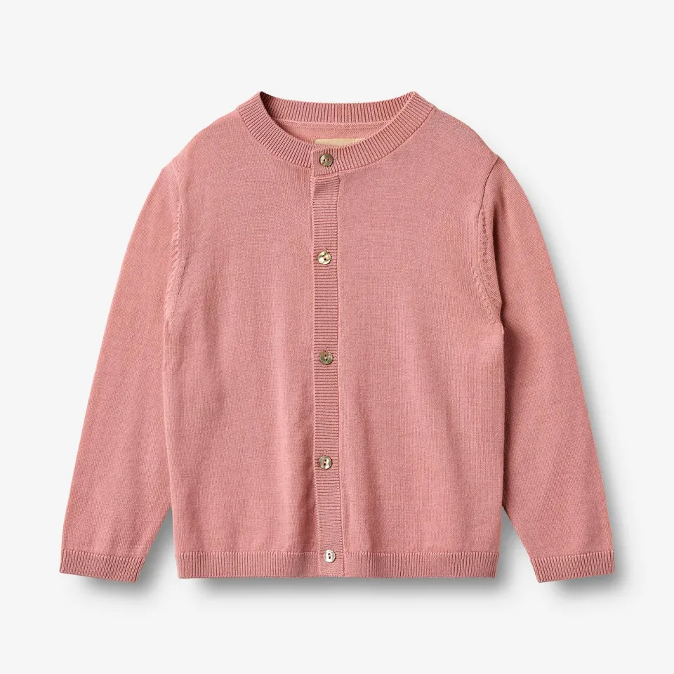 wheat-nico-strickjacke-rose-merinowolle-m-dchen image 1