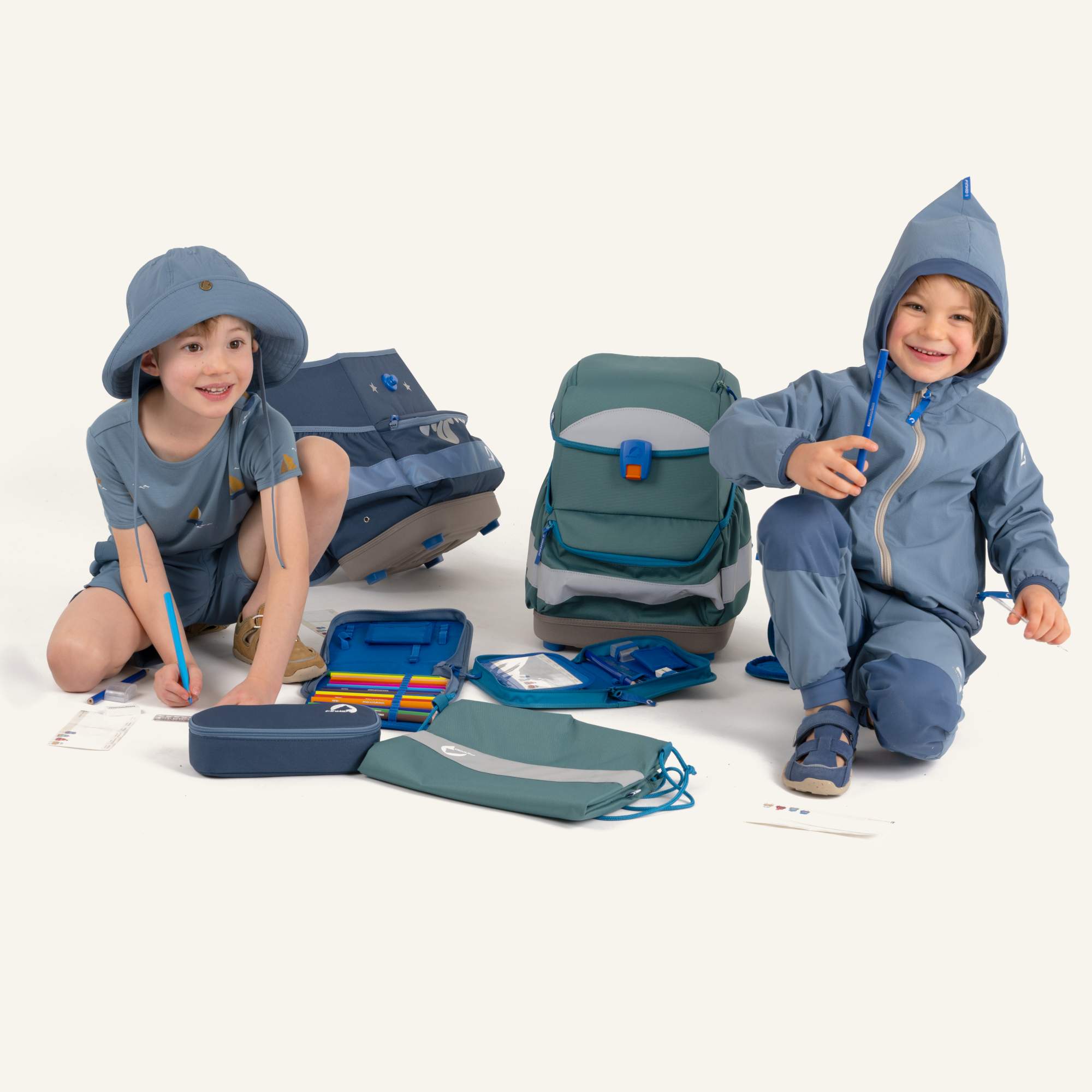 finkid-buddy-eko-sport-schulranzen-denim-dove-20l-set image 2