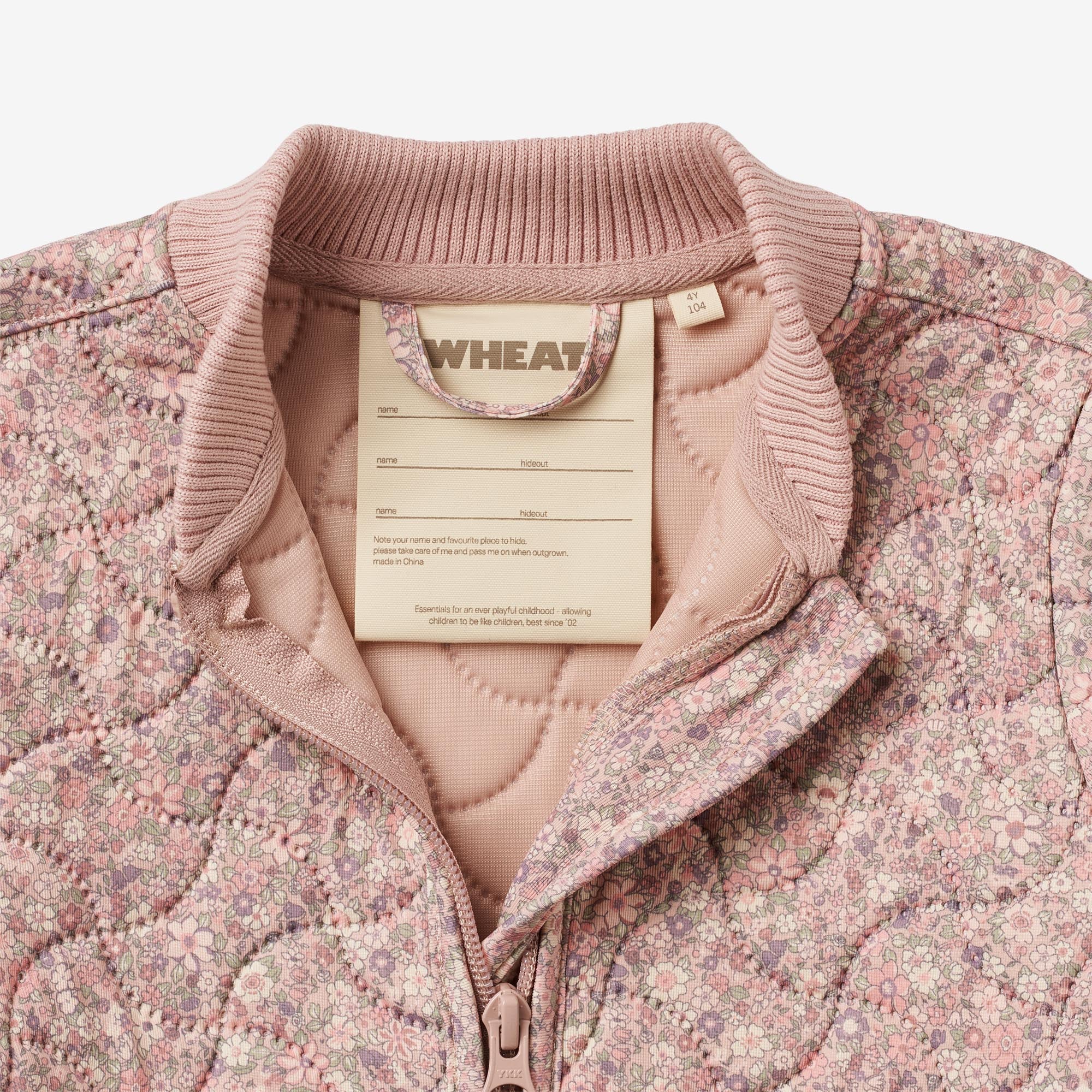 wheat-loui-thermojacke-powder-flower-meadow-recycelt image 5