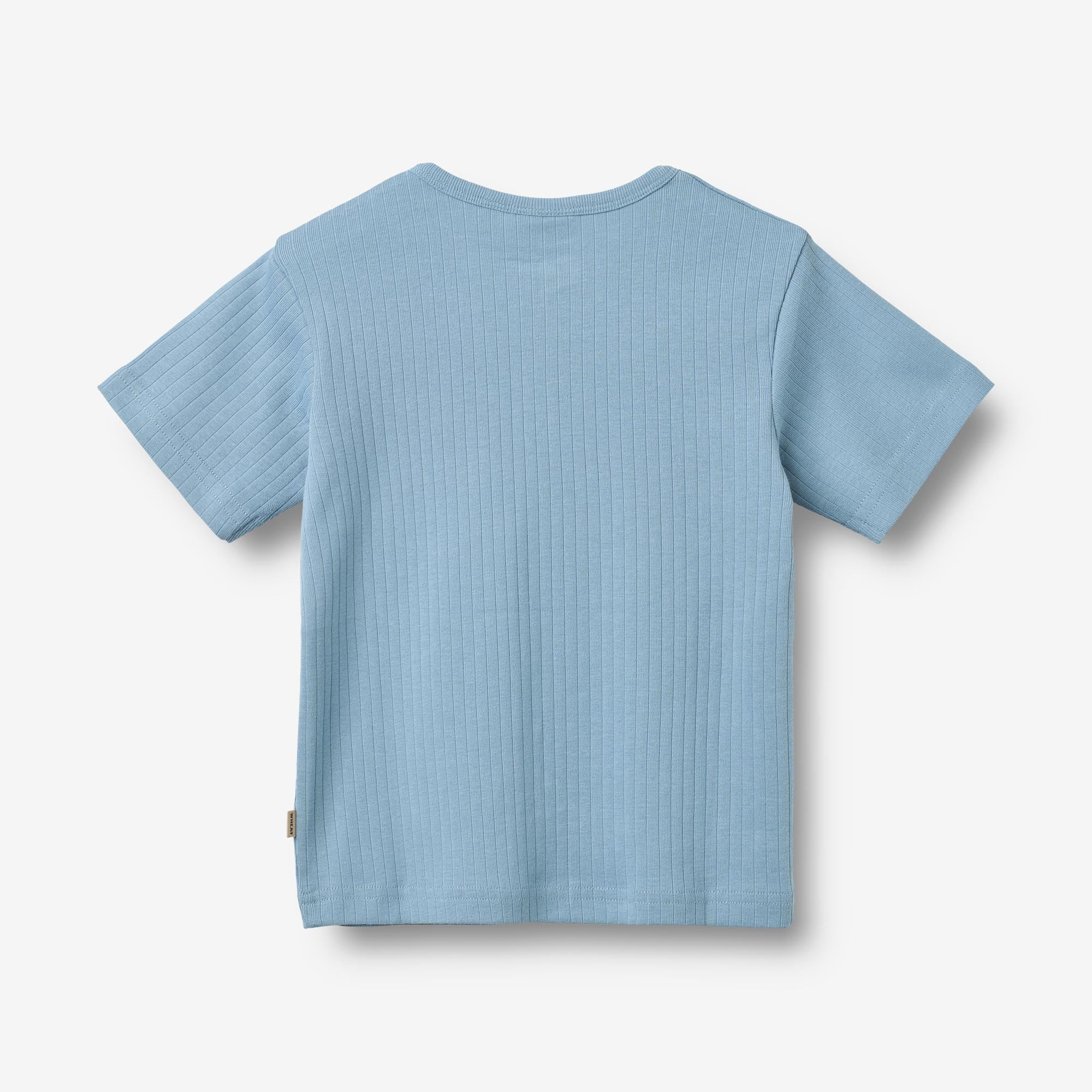 wheat-lumi-t-shirt-faded-denim-bio-baumwolle-kurzarm image 2