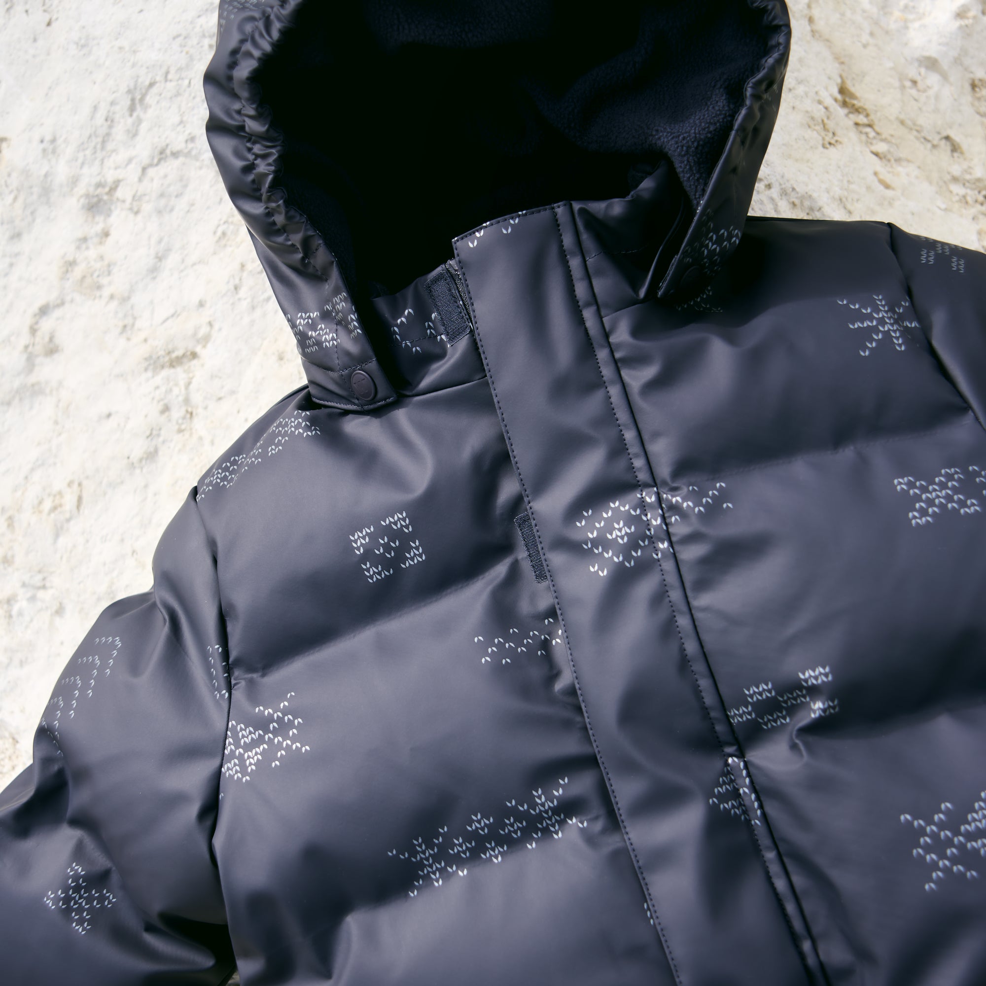 wheat-shoore-pufferjacke-reflective-jacquard-kinder image 2
