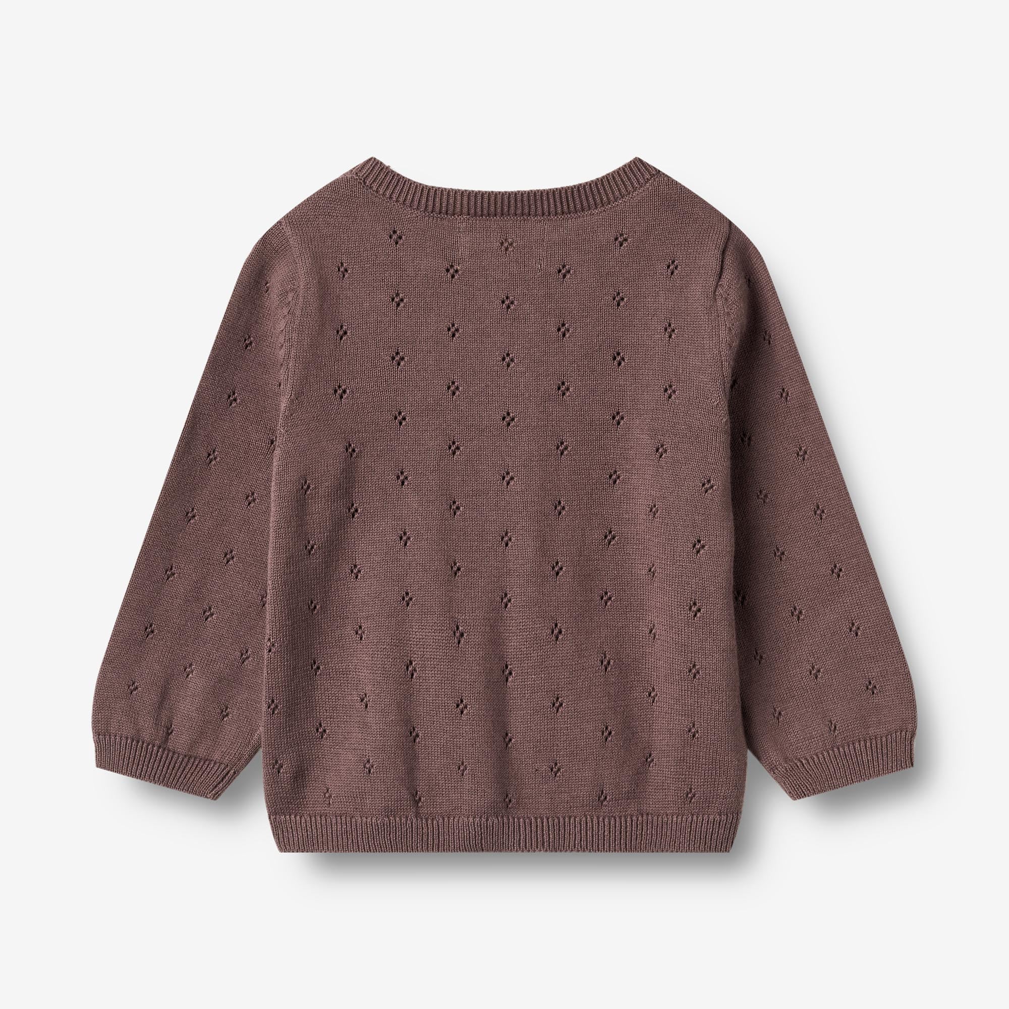 wheat-maia-strickjacke-plum-baby-bio-baumwolle image 2