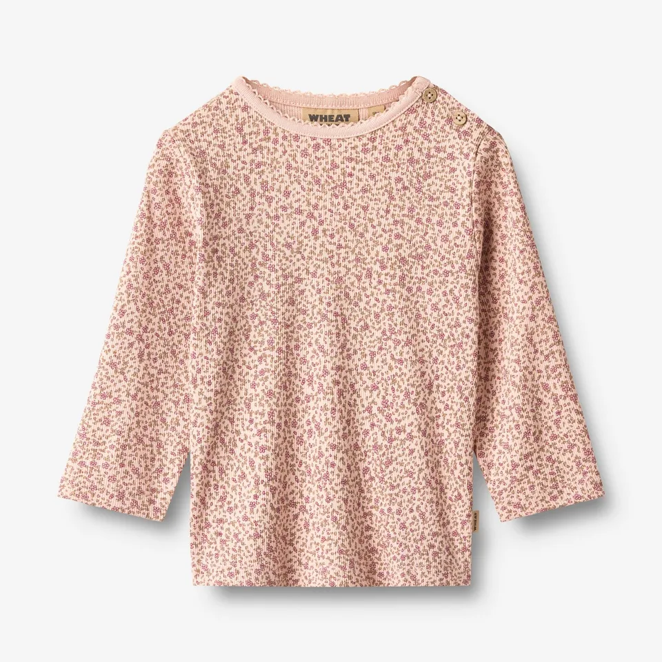 wheat-marit-langarmshirt-dime-rose-bio-baumwolle-baby image 1