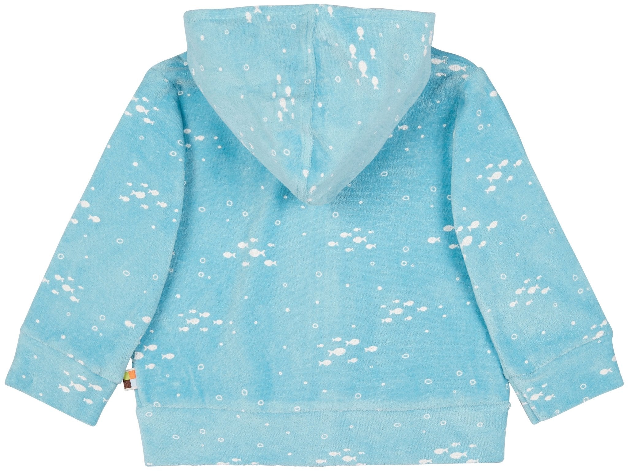 loud-proud-classics-kapuzenjacke-frottee-jacke-fische image 4