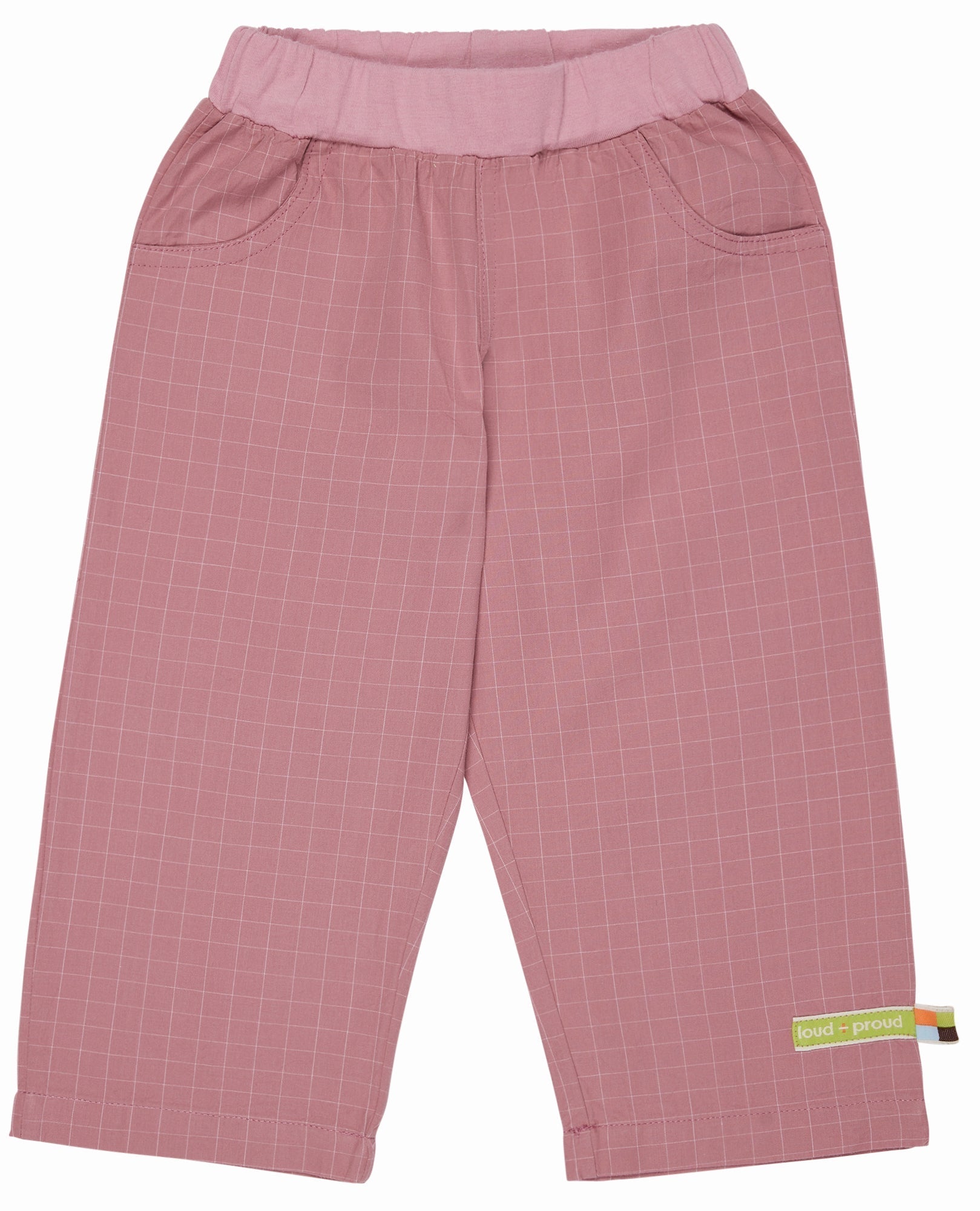 loud-proud-classics-hose-feines-karo-kinderhose-aster image 1