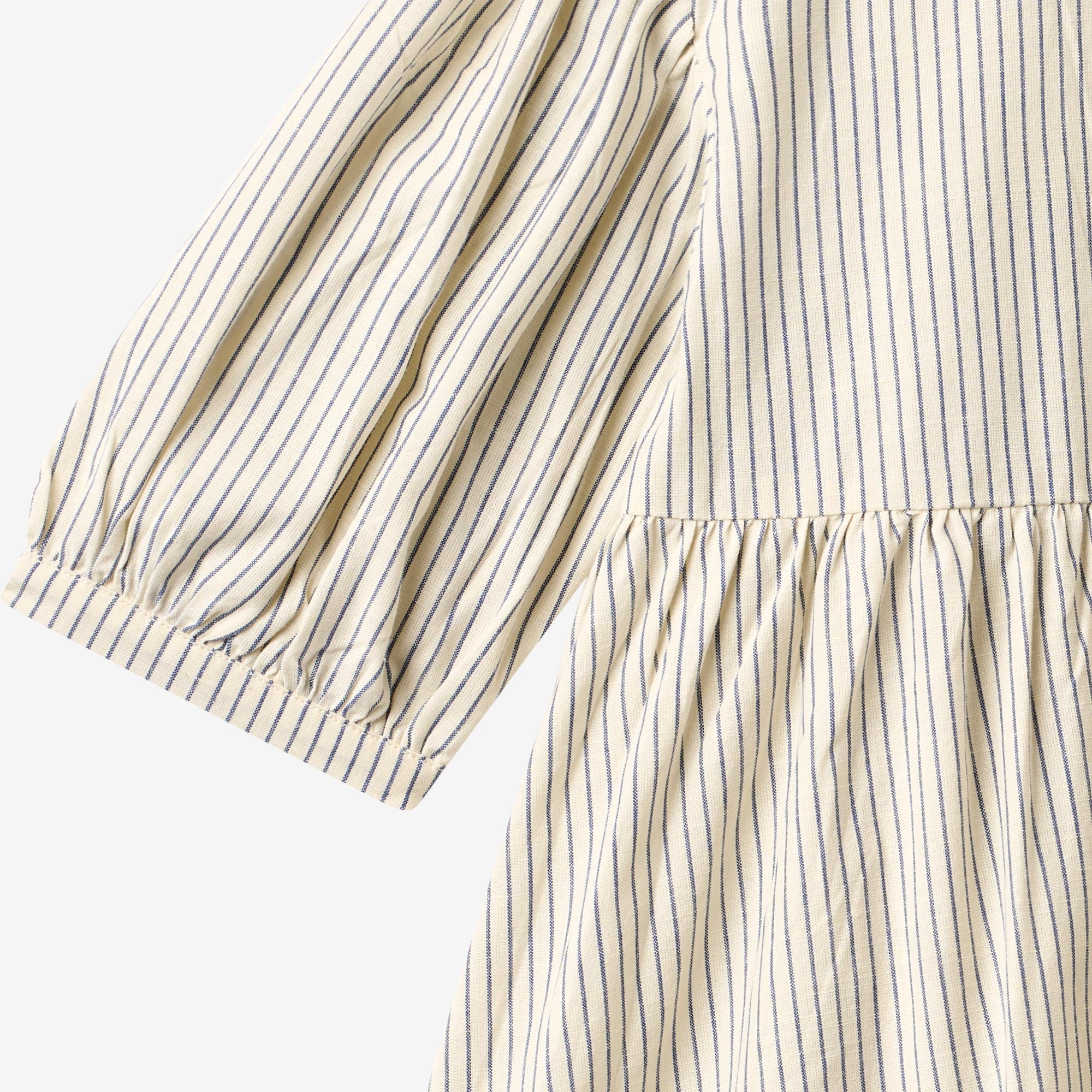 wheat-dress-3-4-sleeve-magda-kleid-dunkelblau-gestreift image 4