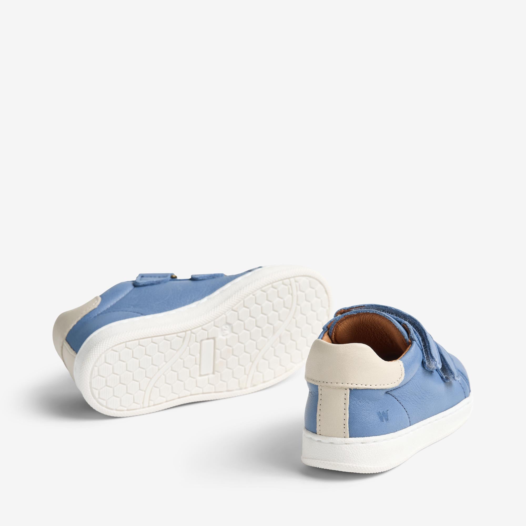 wheat-velo-sneaker-faded-denim-leder-mit-klett image 2